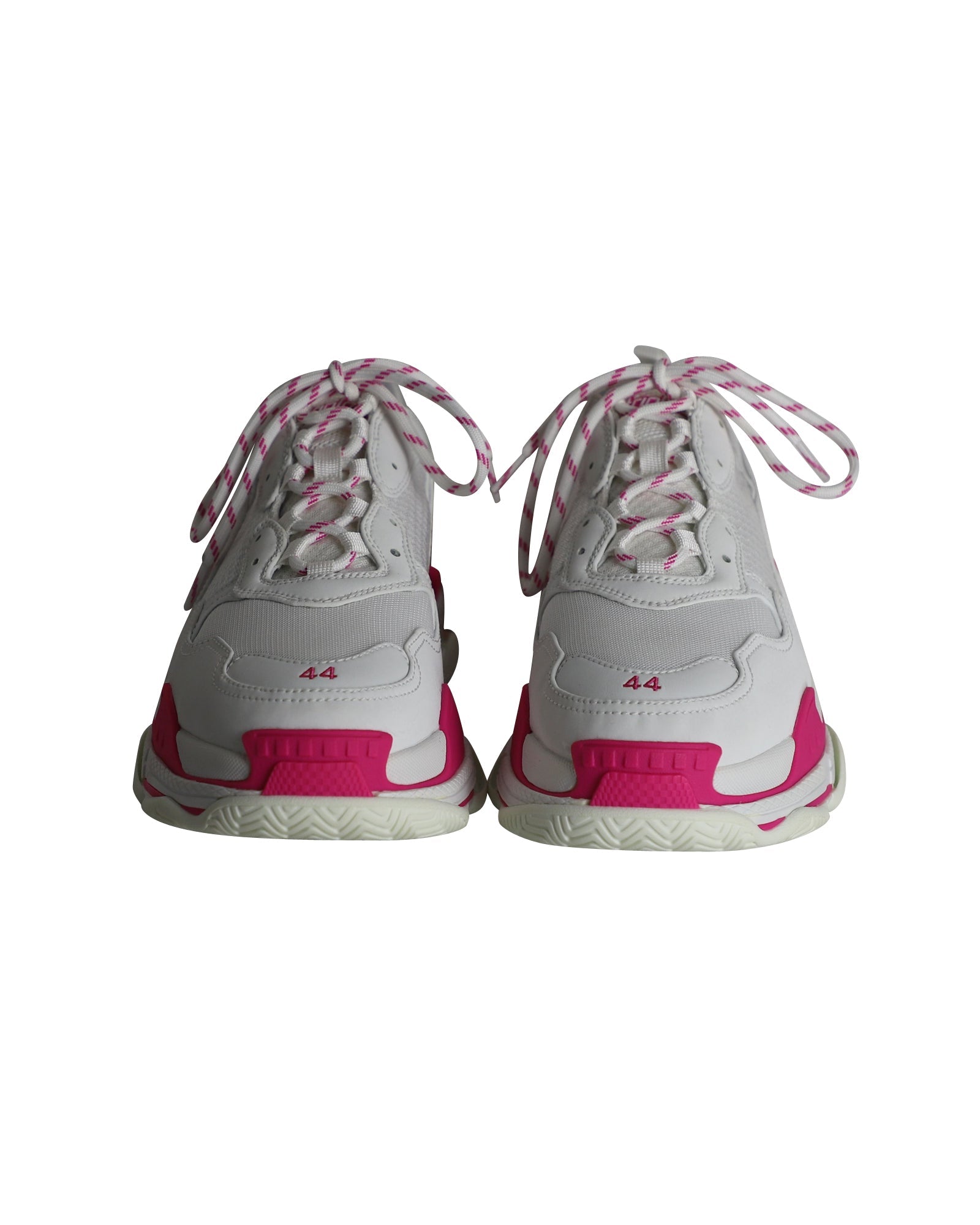 Men's Balenciaga Triple S Sneakers in White Polyester