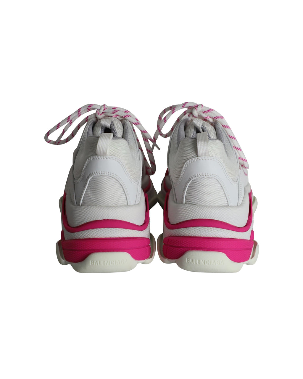 Men's Balenciaga Triple S Sneakers in White Polyester