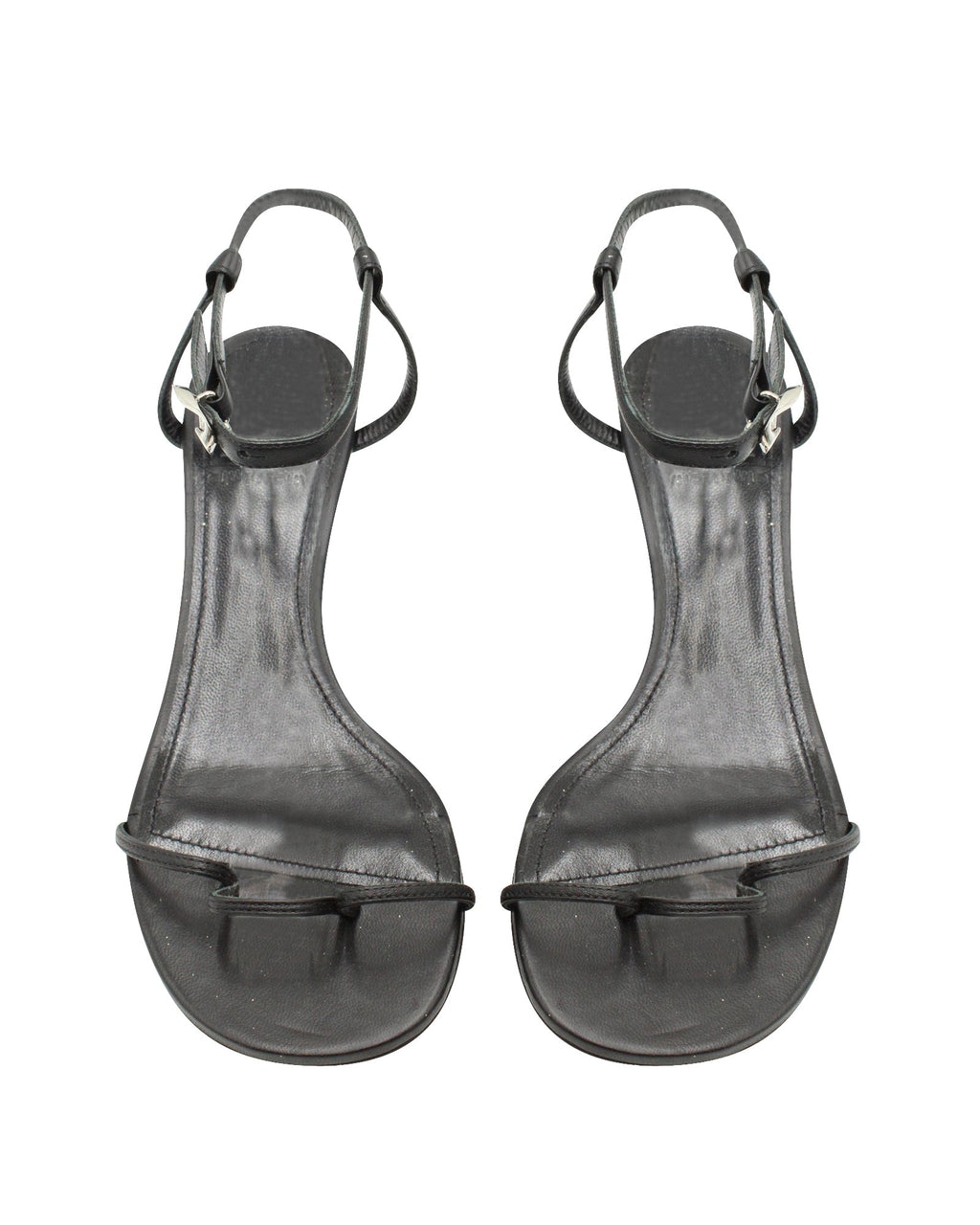 Givenchy G Cube Ankle Strap Sandals in Black Leather