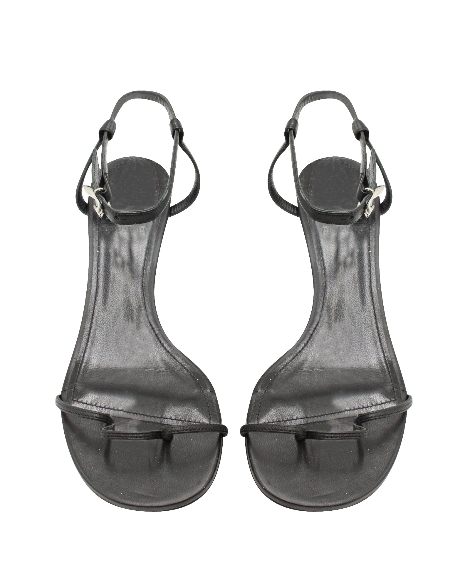 Givenchy G Cube Ankle Strap Sandals in Black Leather