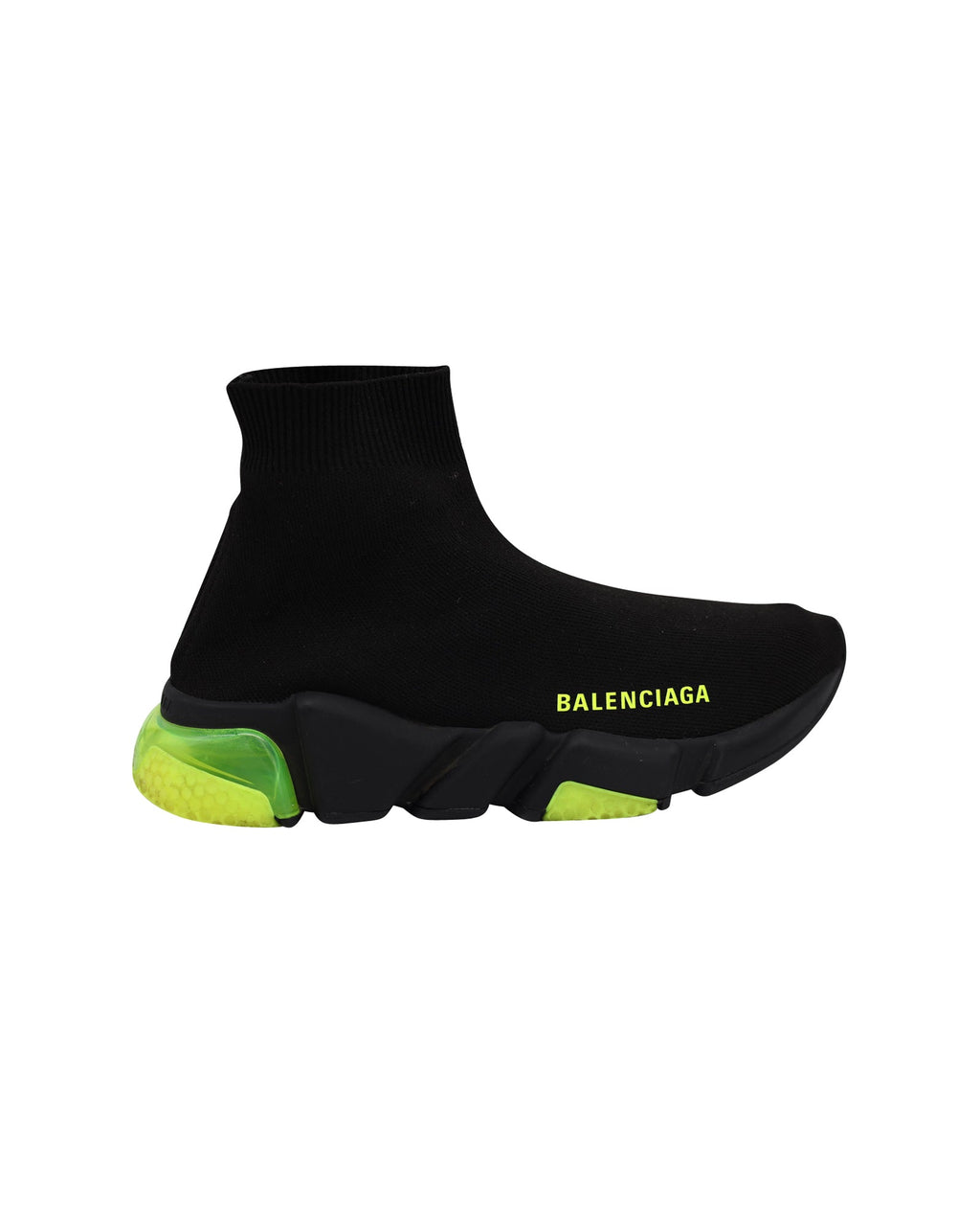 Women's Balenciaga Speed Trainers in Clearsole Yellow Fluo Polyester
