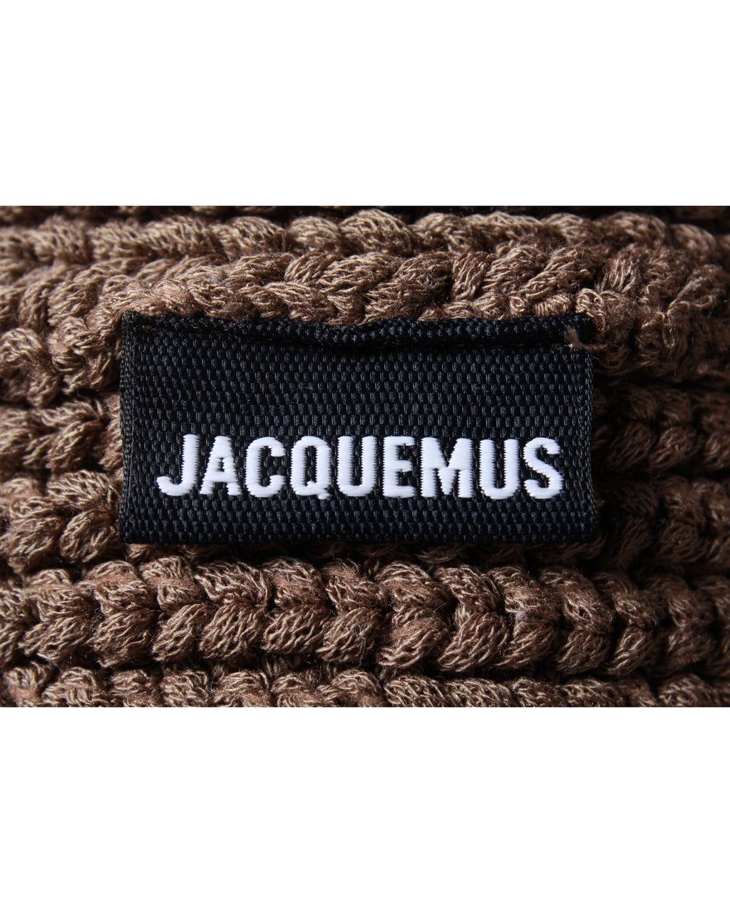 Jacquemus Sleeveless Knit Top In Brown Acrylic
