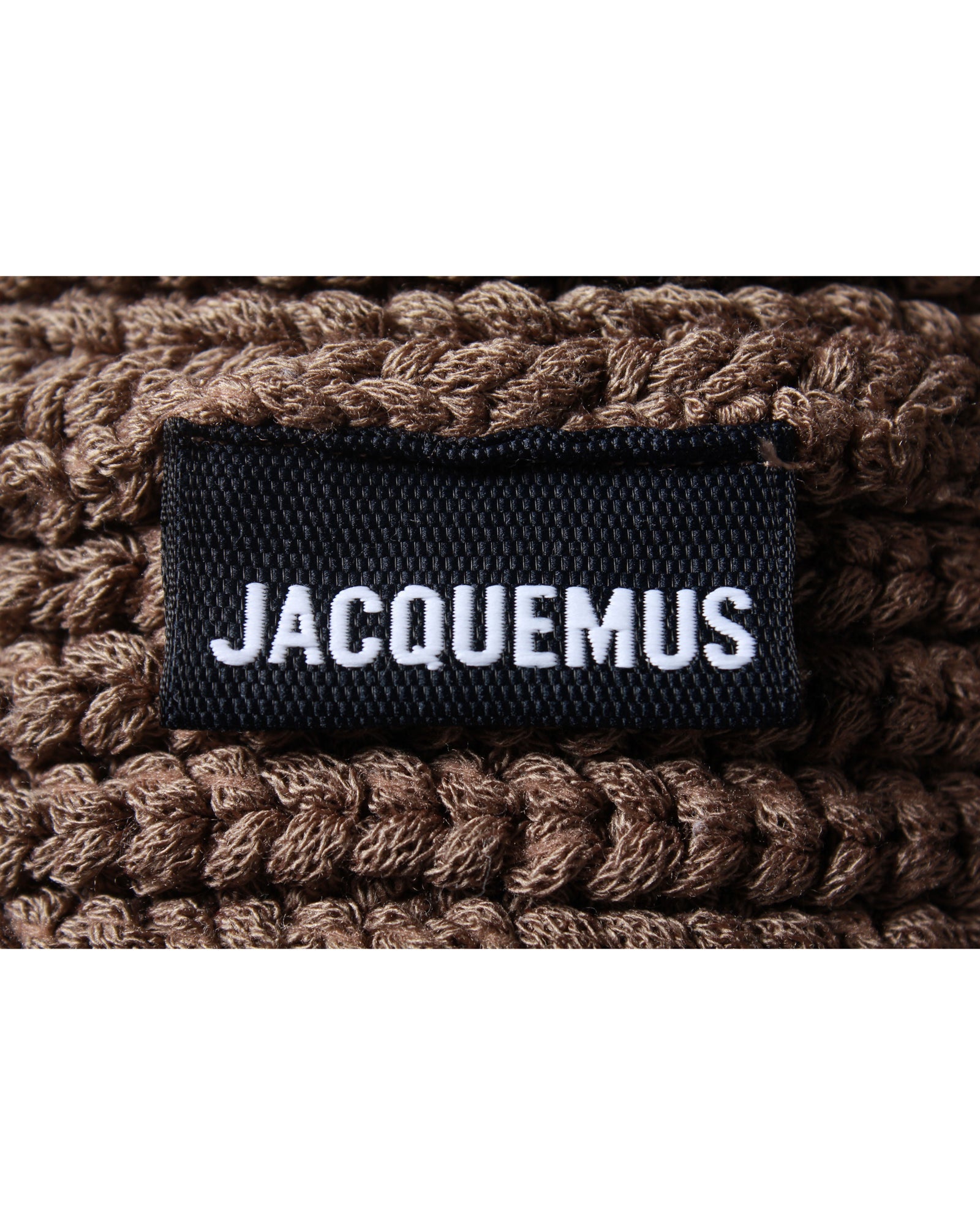 Jacquemus Sleeveless Knit Top In Brown Acrylic