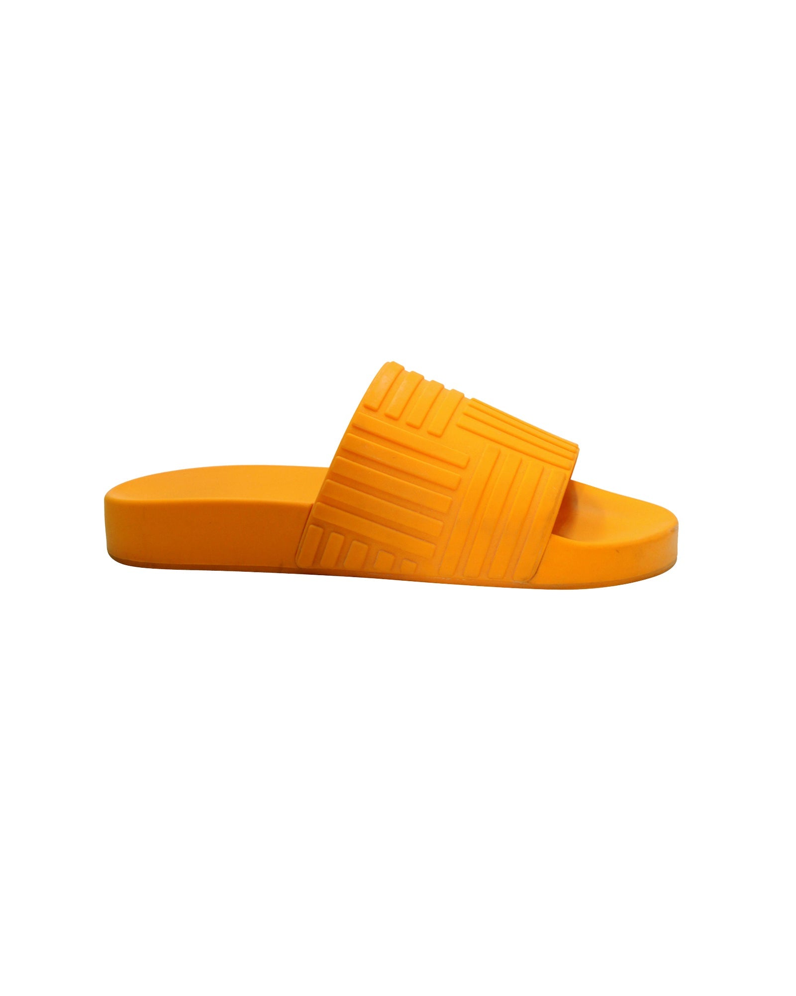 Women's Bottega Veneta Slides in Orange Rubber