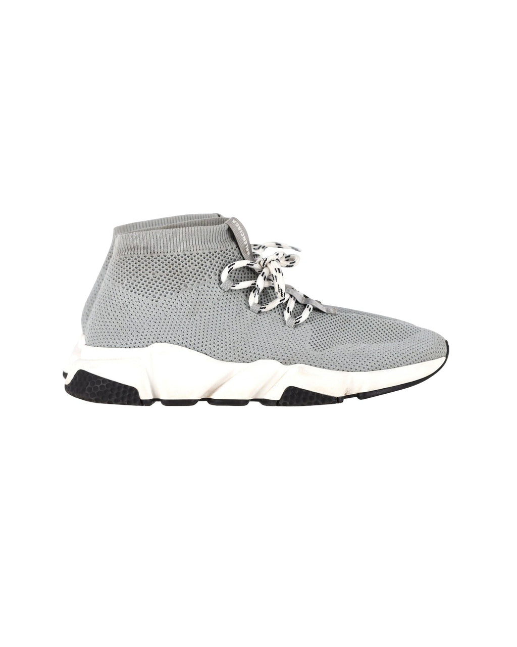 Men's Balenciaga Speed 2 Lace Up Sneakers in Grey Polystyrene