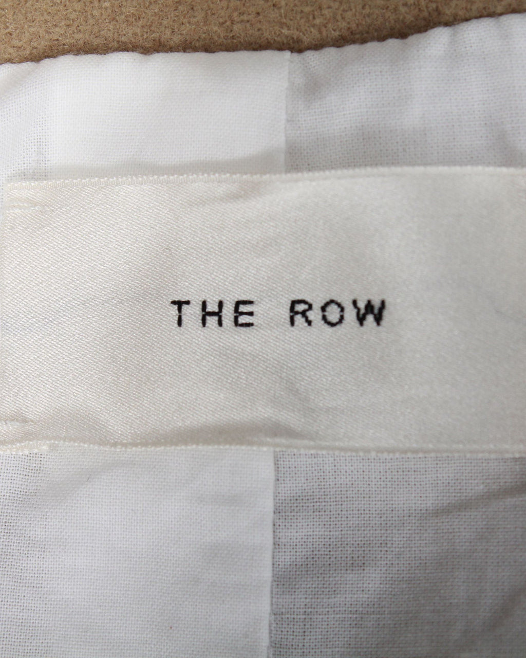 The Row Demi Trench Coat in Brown Wool
