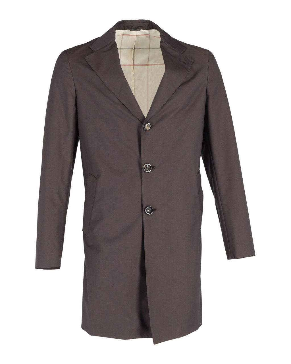 Loro Piana Storm System Coat in Brown Polyester