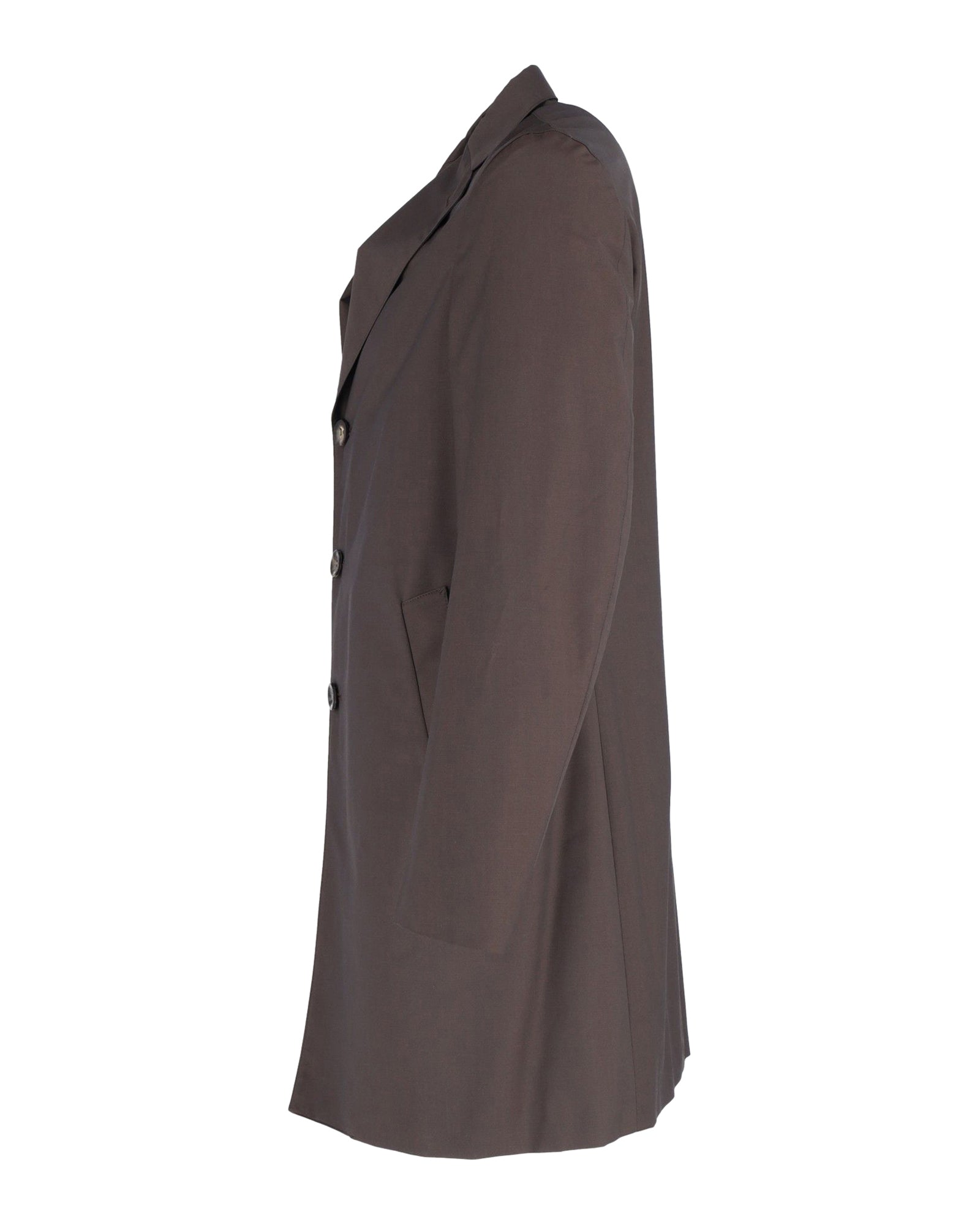 Loro Piana Storm System Coat in Brown Polyester