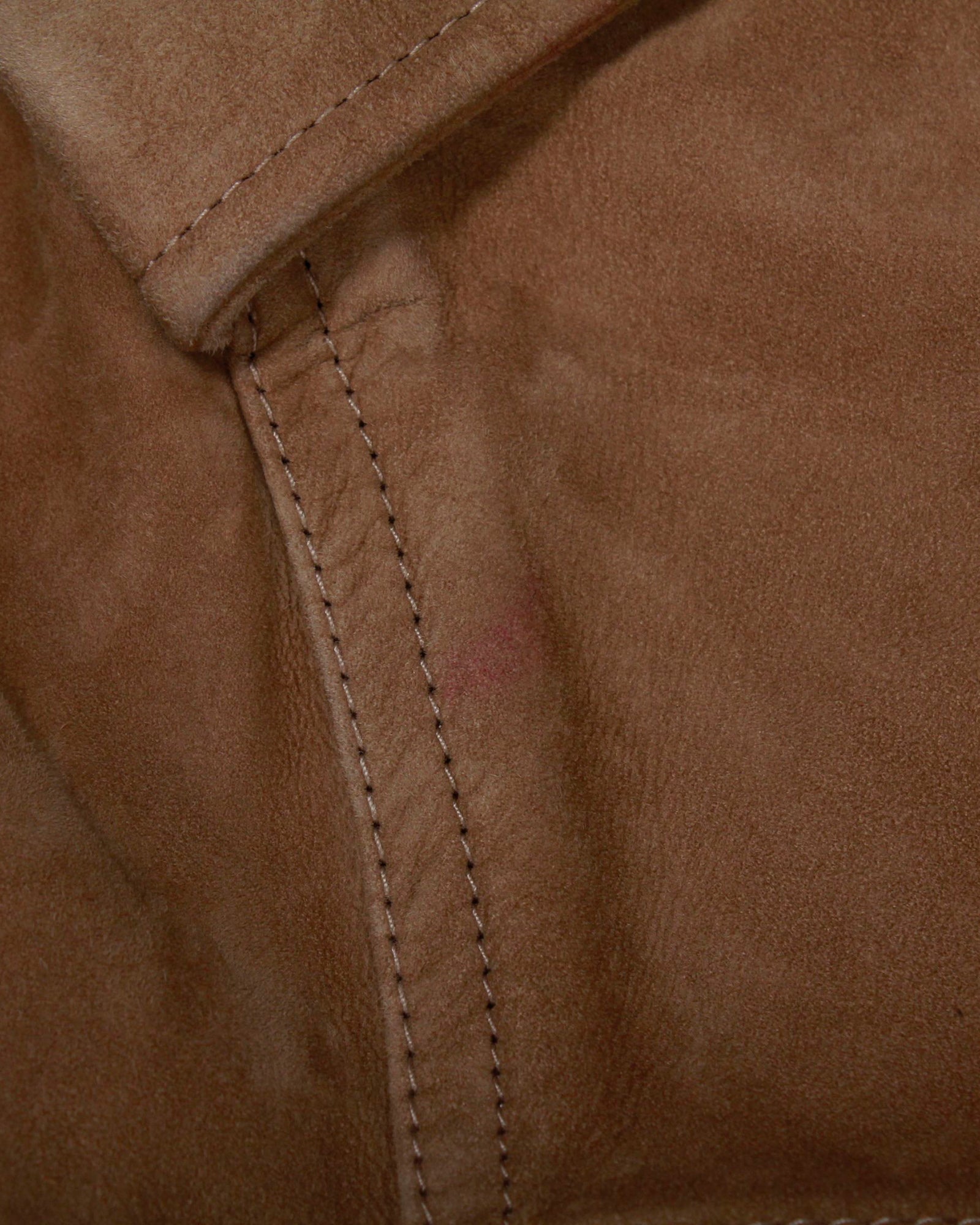 Saint Laurent Utility Jacket in Brown Suede