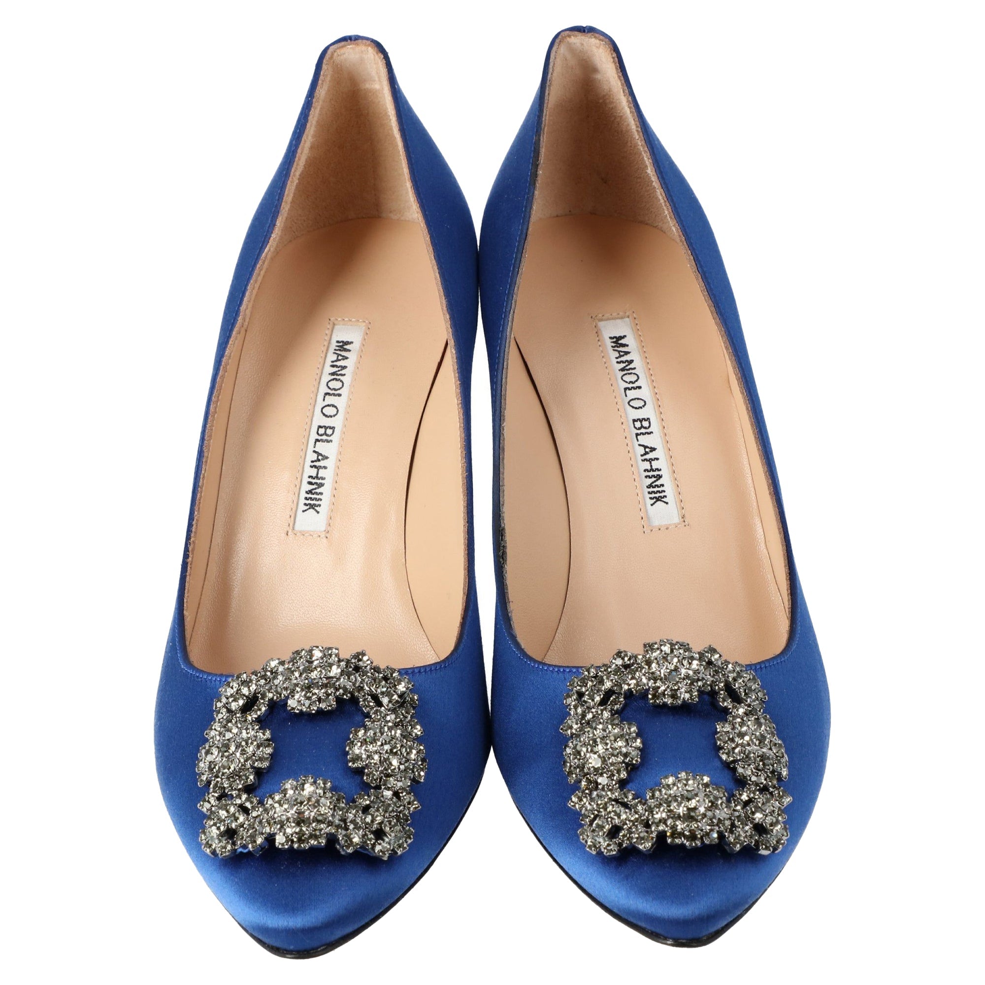 Women's Manolo Blahnik Hangisi 070 Pump Blue