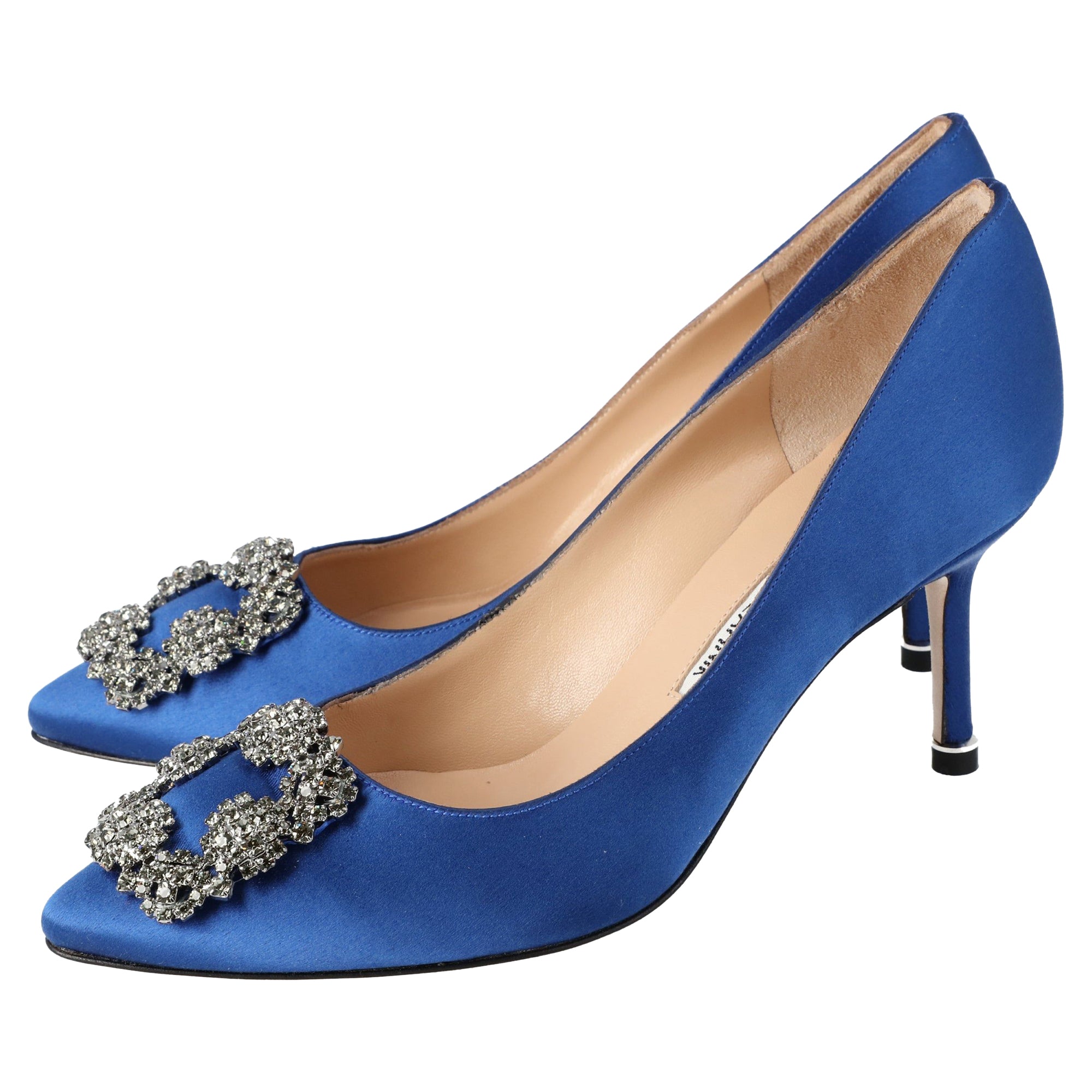 Women's Manolo Blahnik Hangisi 070 Pump Blue