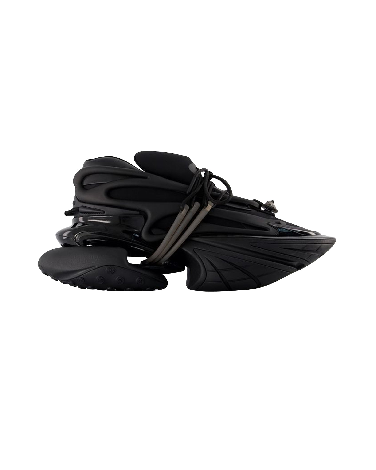 Unicorn Sneakers - Balmain - Leather - Black