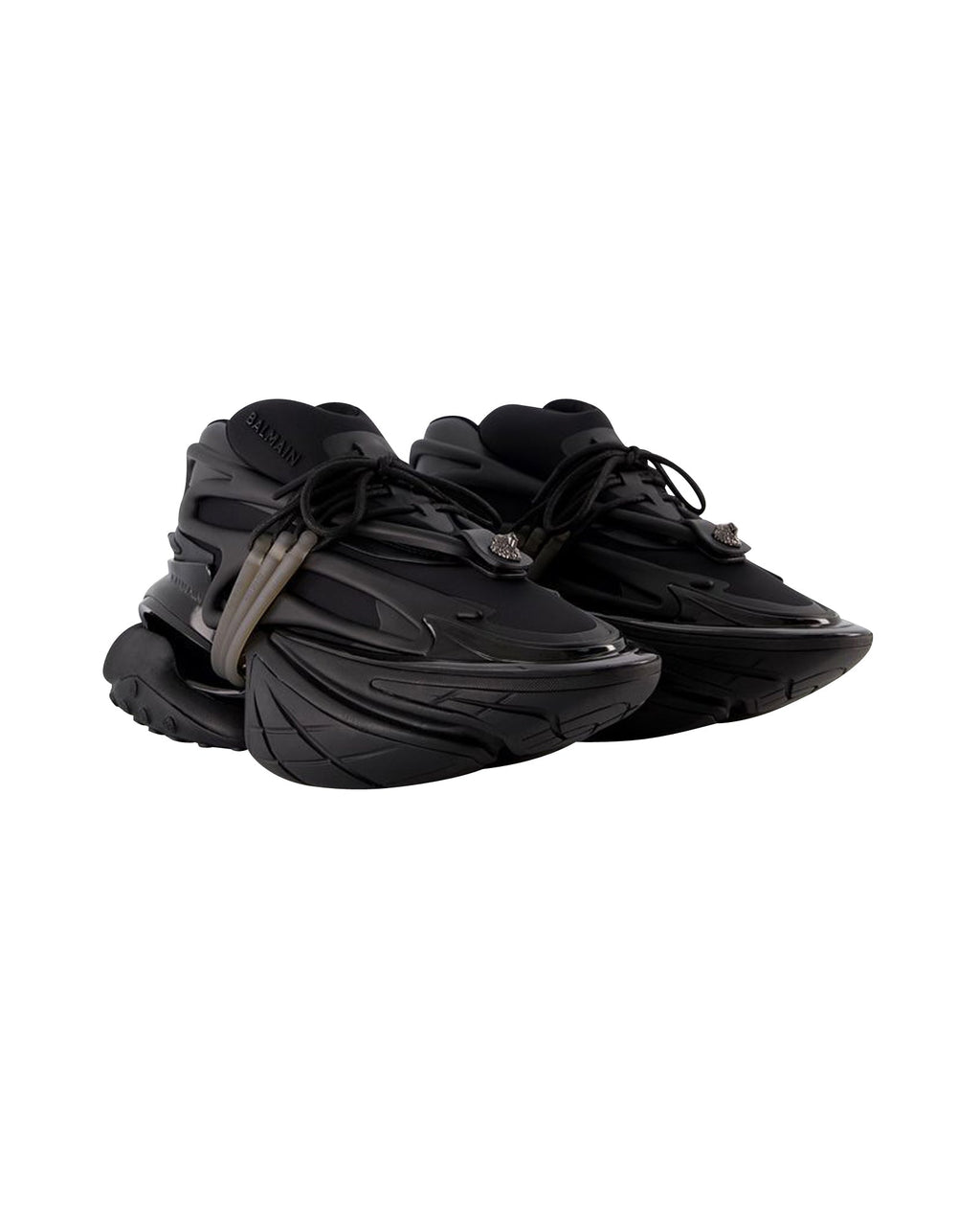 Unicorn Sneakers - Balmain - Leather - Black