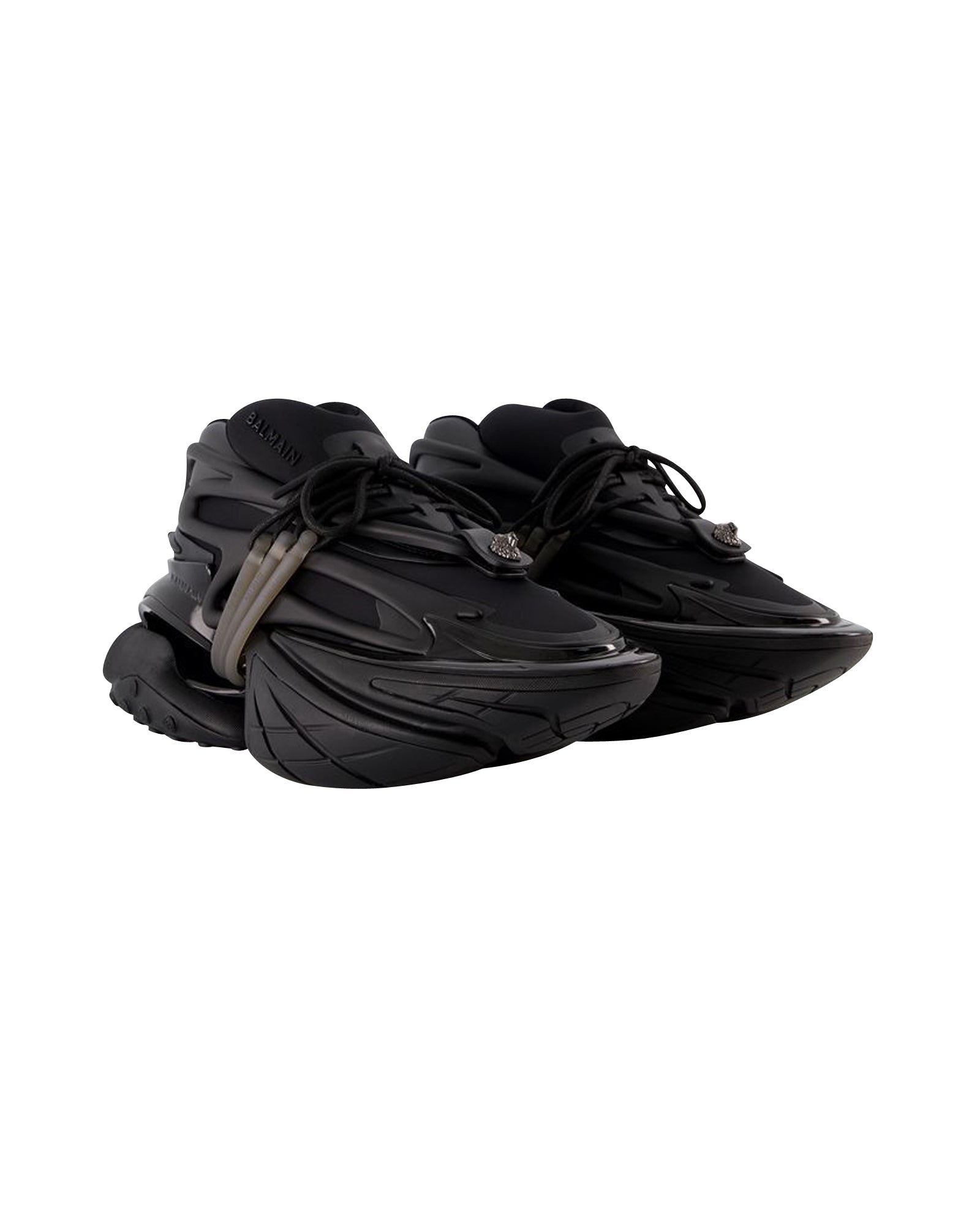 Unicorn Sneakers - Balmain - Leather - Black