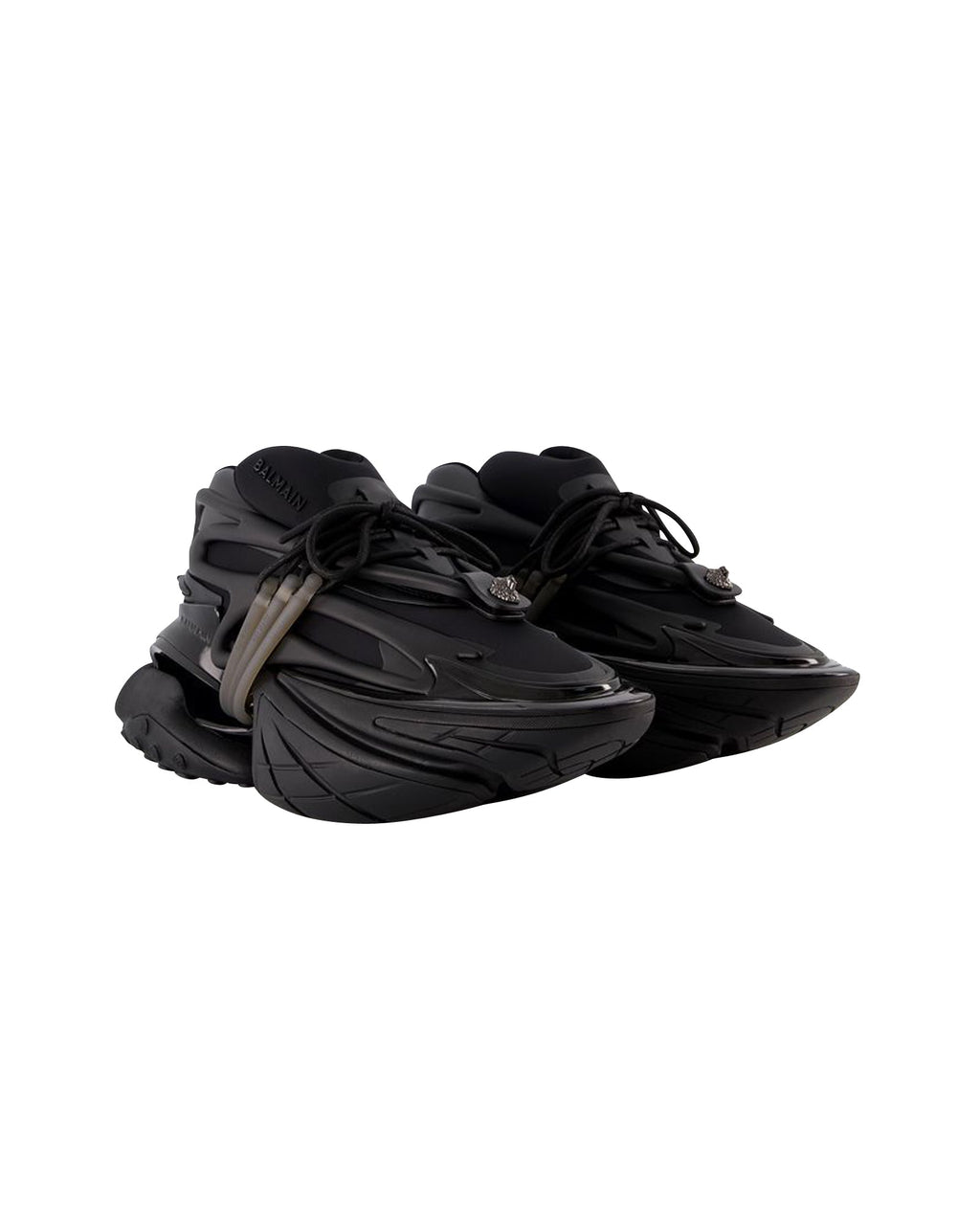 Unicorn Sneakers - Balmain - Leather - Black