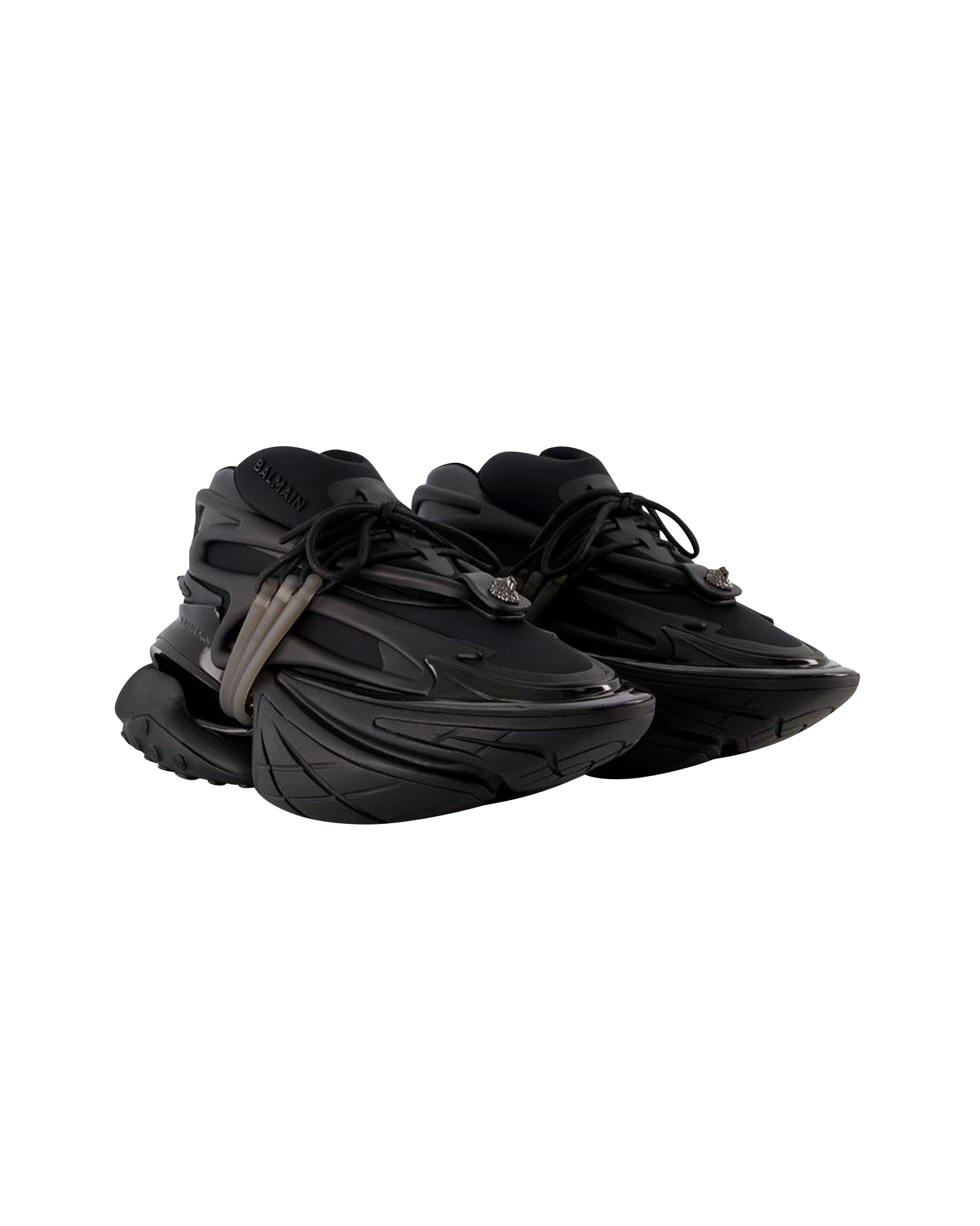 Unicorn Sneakers - Balmain - Leather - Black
