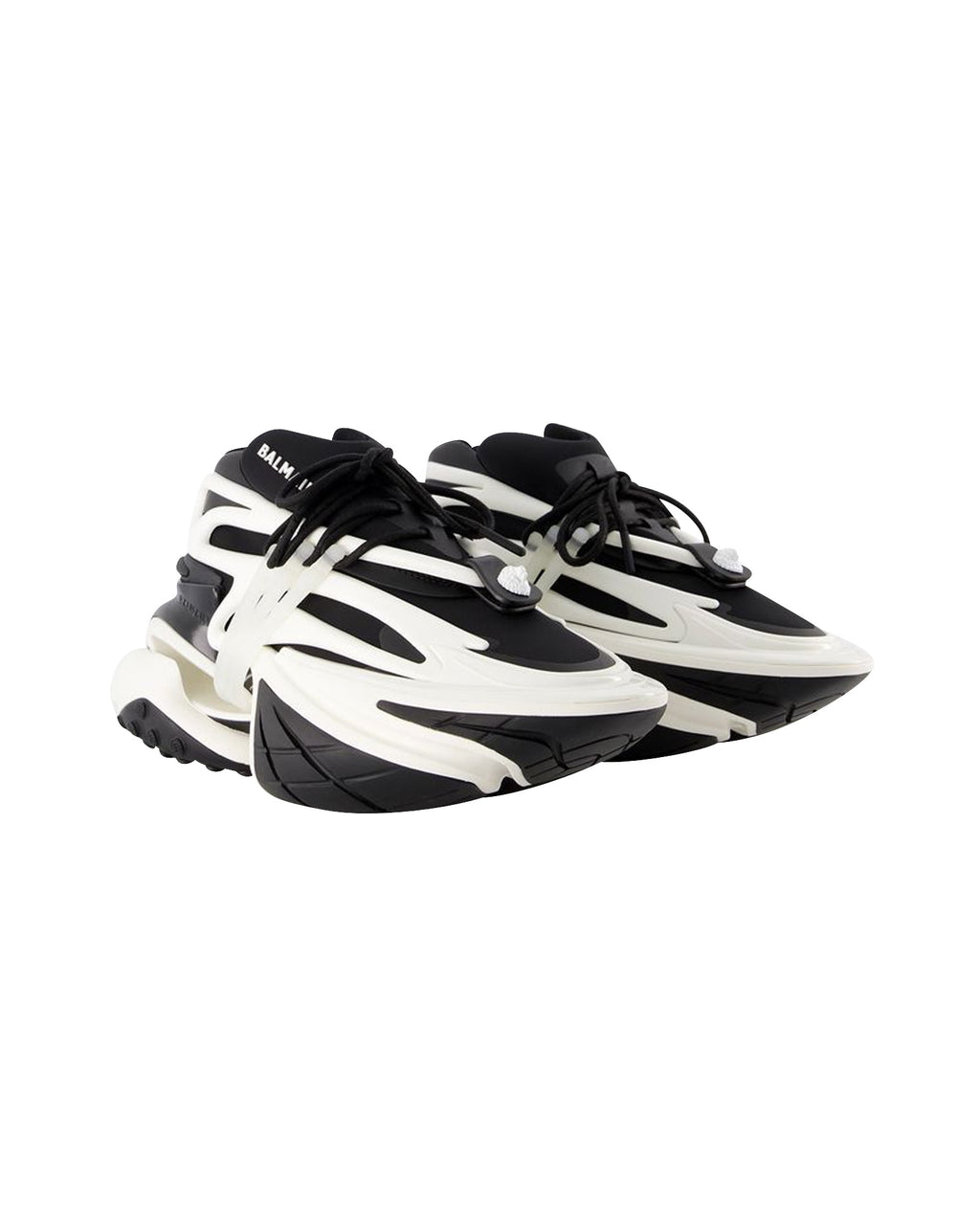 Unicorn Sneakers - Balmain - Leather - Black/ White