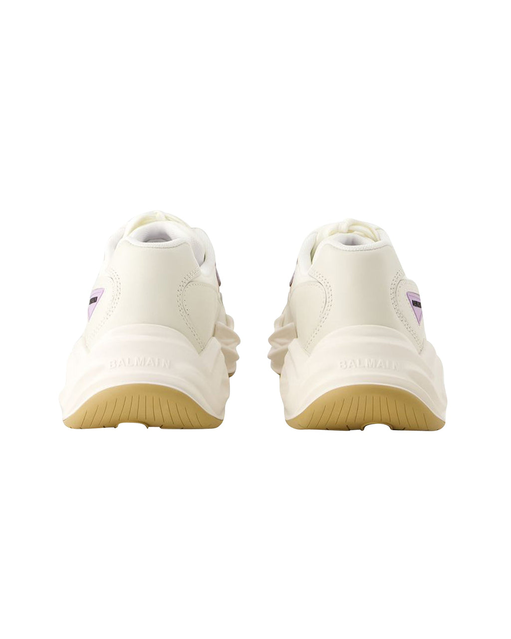 B-Dr4g0n Sneakers - Balmain - Synthetic Leather - Beige