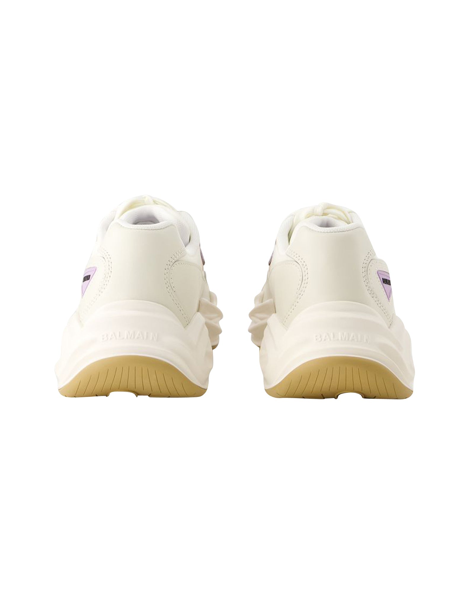 B-Dr4g0n Sneakers - Balmain - Synthetic Leather - Beige