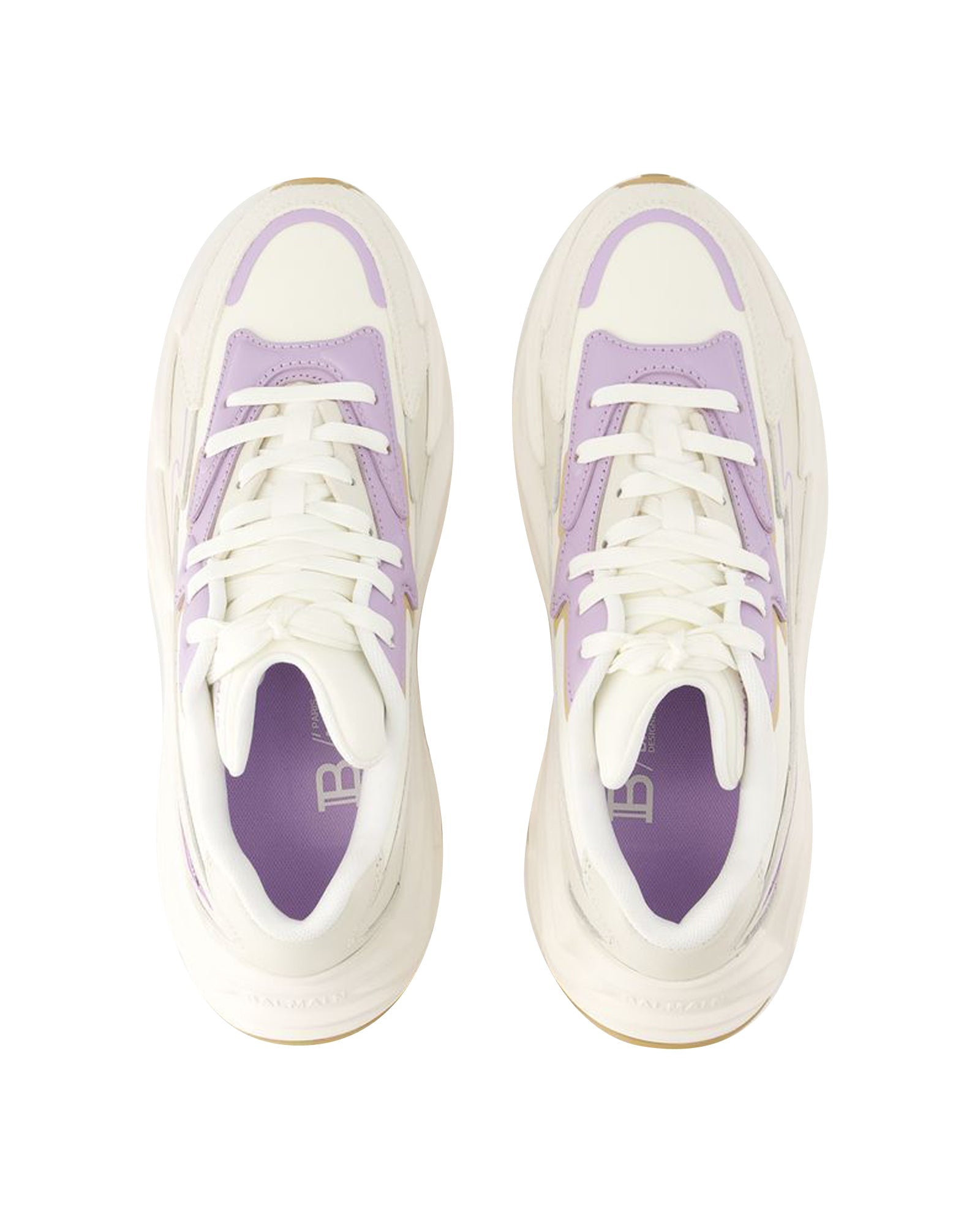 B-Dr4g0n Sneakers - Balmain - Synthetic Leather - Beige
