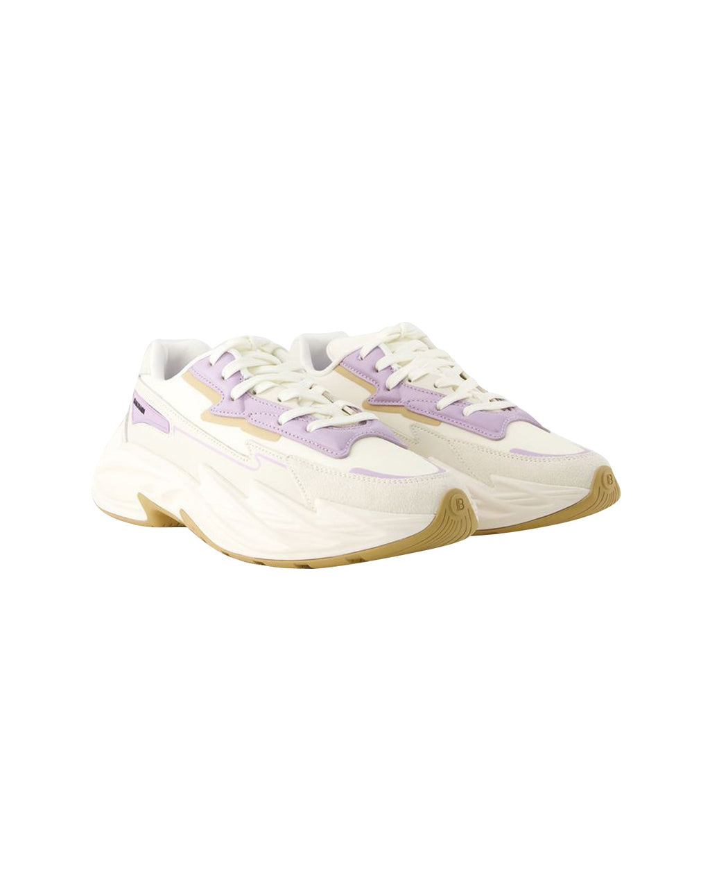 B-Dr4g0n Sneakers - Balmain - Synthetic Leather - Beige