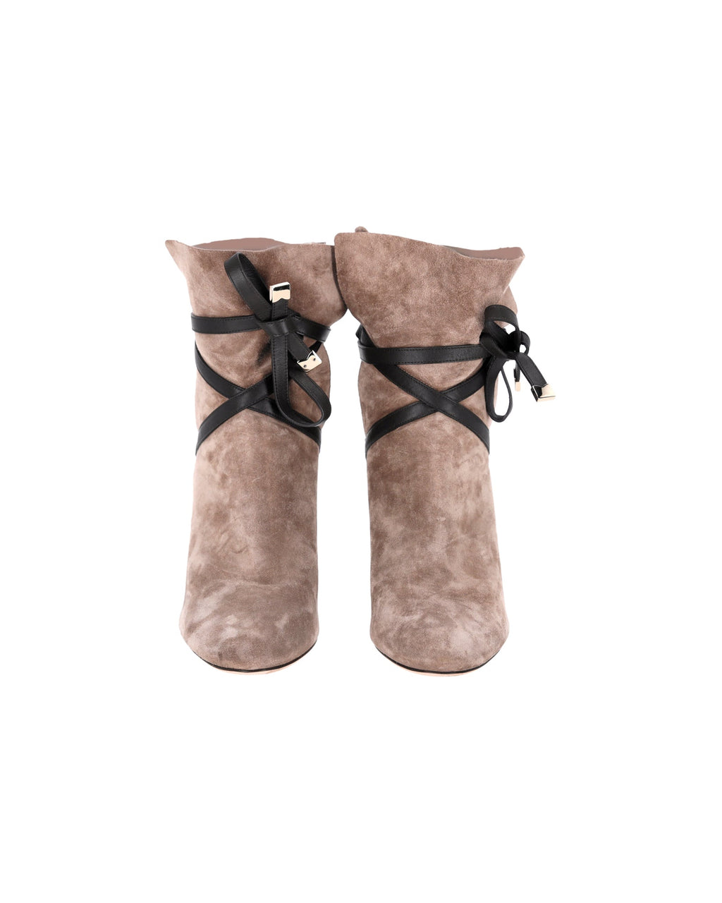 Women's Jimmy Choo Dalal 85 Booties in Beige Suede