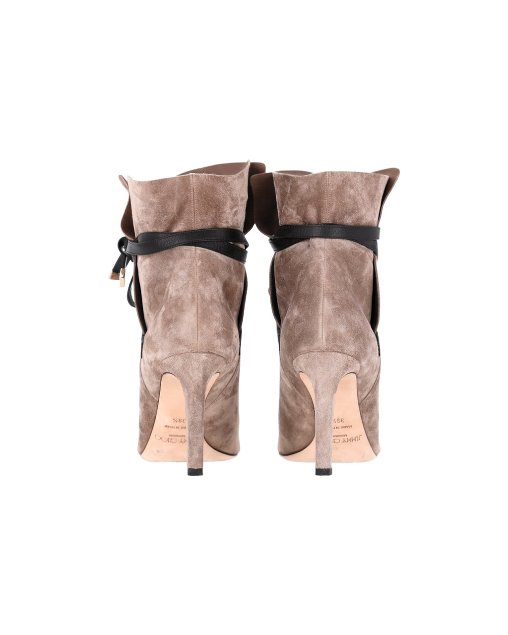 Women's Jimmy Choo Dalal 85 Booties in Beige Suede