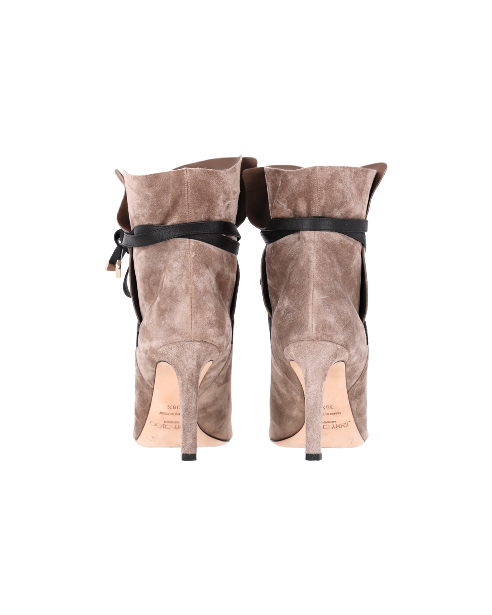 Women's Jimmy Choo Dalal 85 Booties in Beige Suede