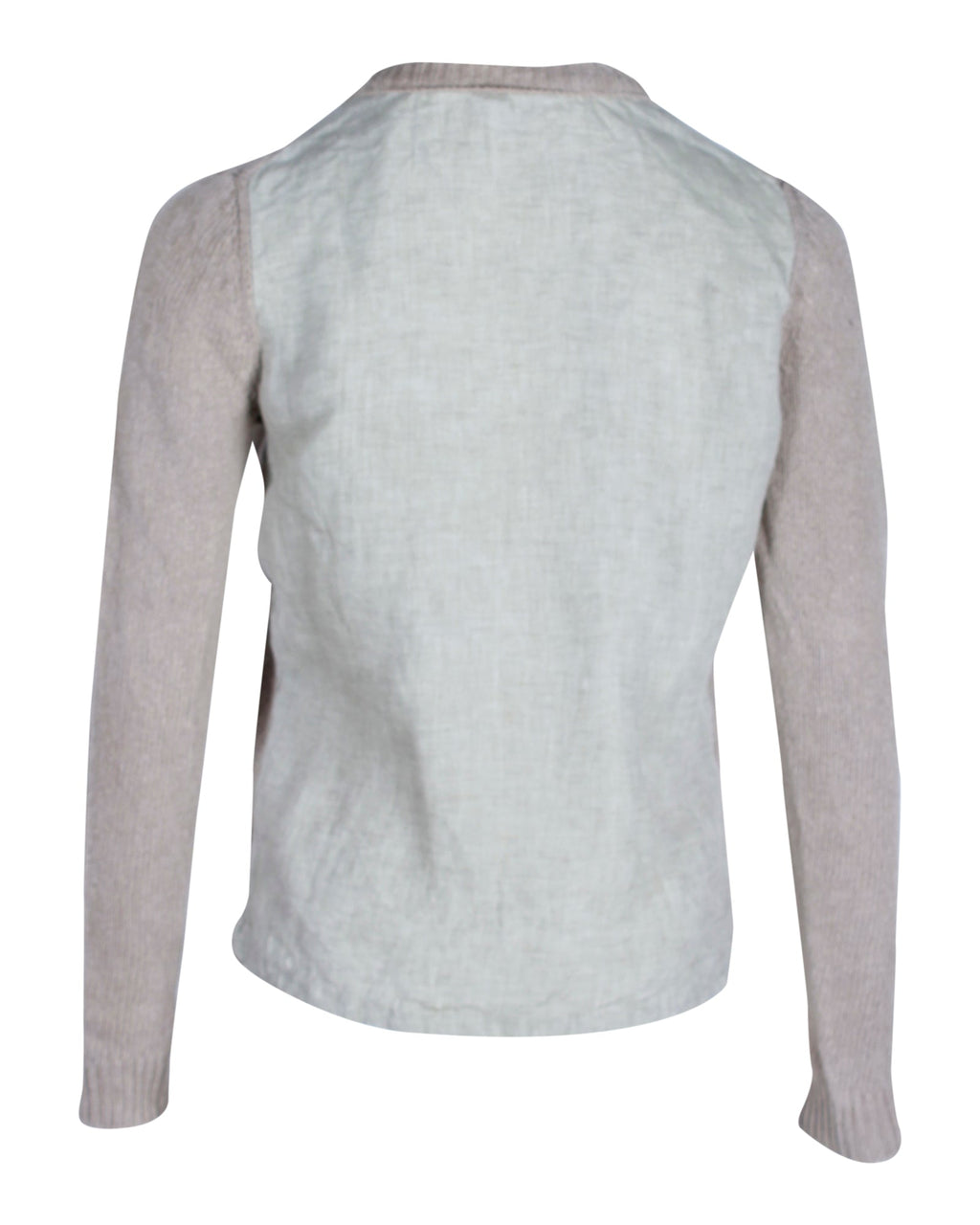 Celine Knit Sweater in Beige Linen