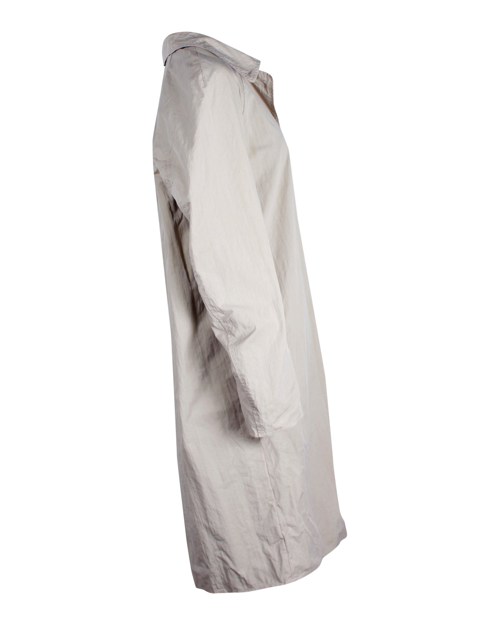 Lanvin Trench Coat in Beige Cotton