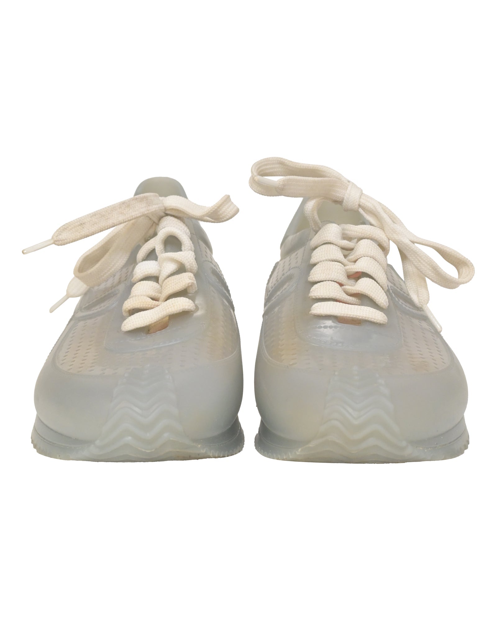 Women's Loewe Flow Runner in Grey Rubber