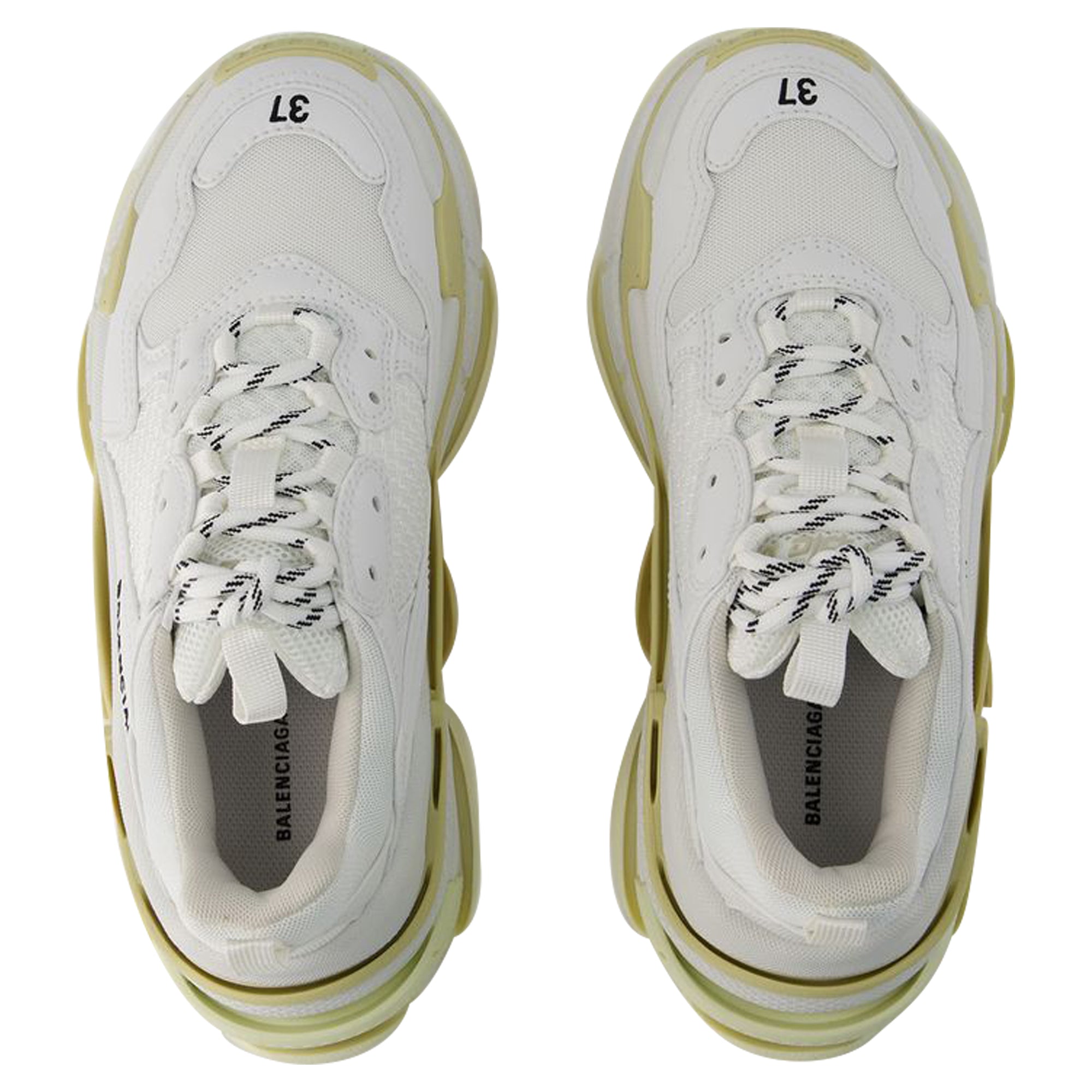 Women's Triple S Sneakers - Balenciaga - Leather Free - White