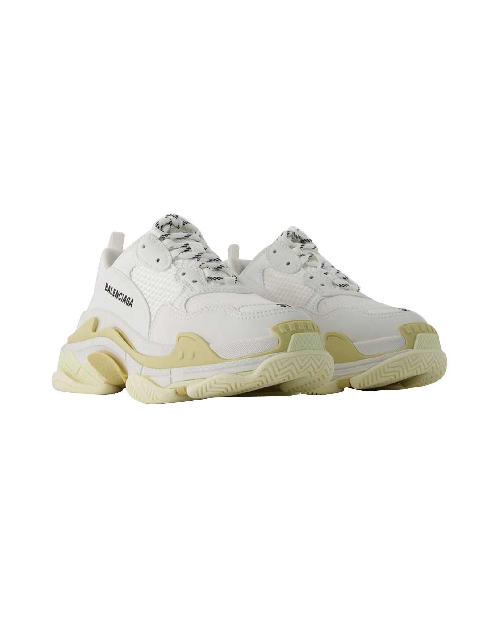 Women's Triple S Sneakers - Balenciaga - Leather Free - White