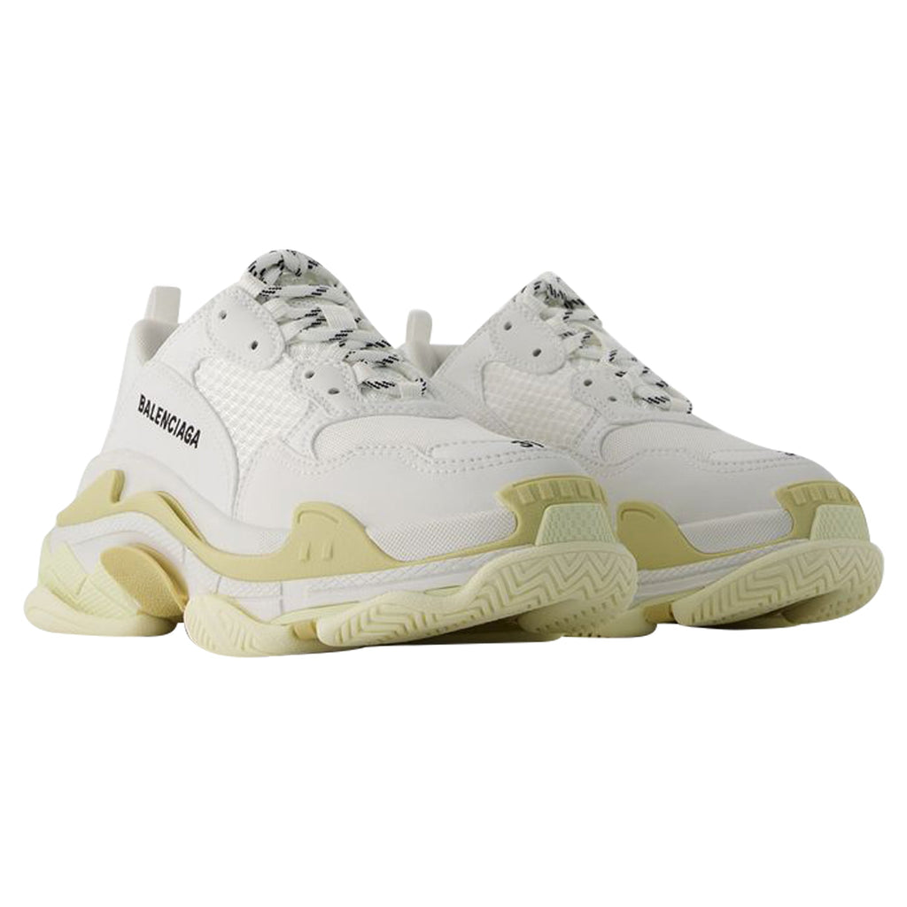Women's Triple S Sneakers - Balenciaga - Leather Free - White