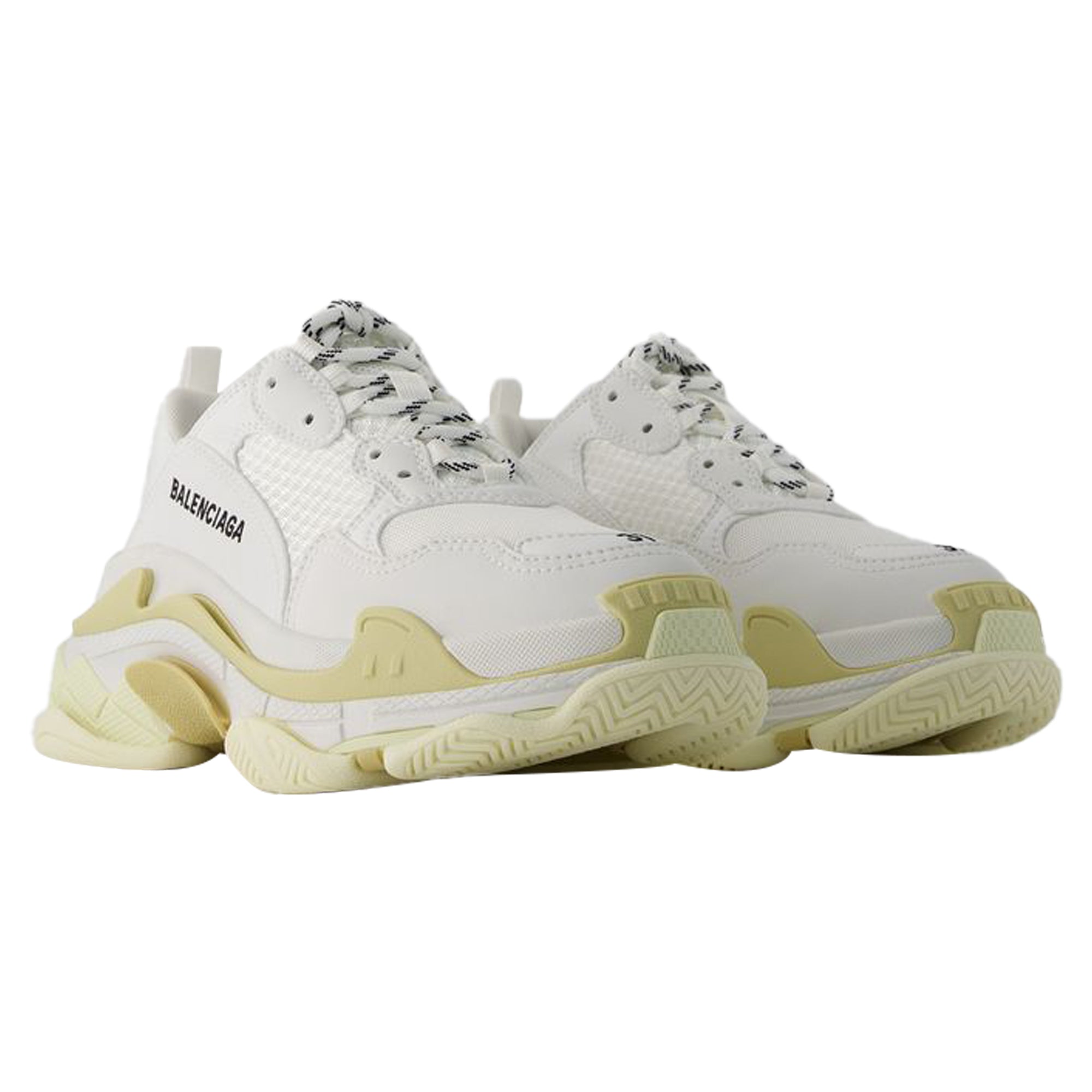 Triple S Sneakers - Balenciaga - Leather Free - White