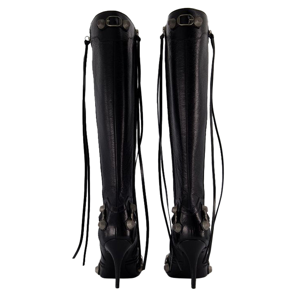 Cagole H90 Boots - Balenciaga - Leather - Black