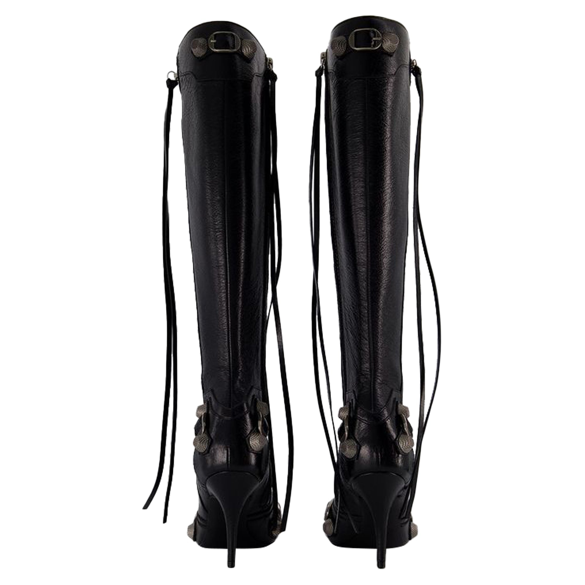 Cagole H90 Boots - Balenciaga - Leather - Black