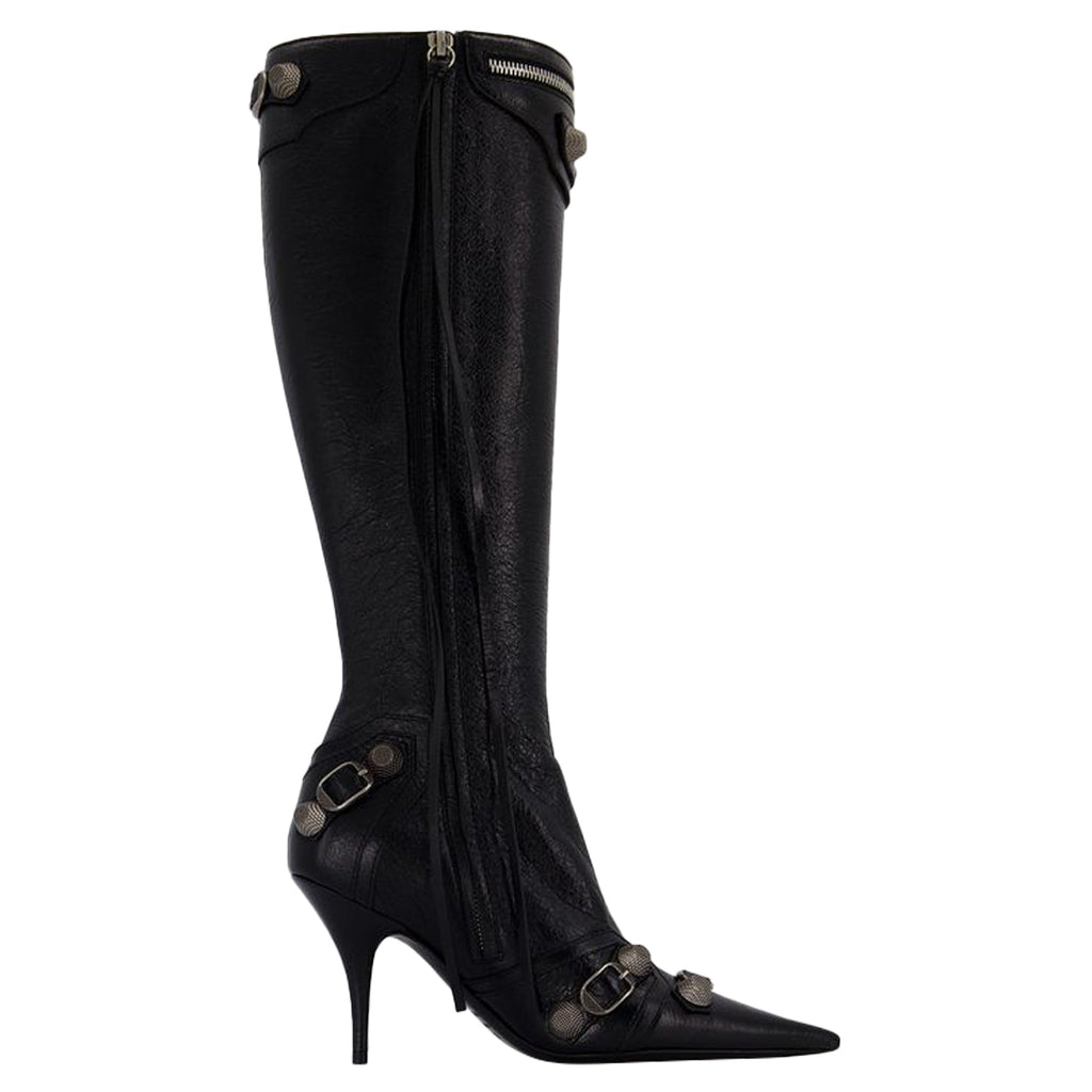 Cagole H90 Boots - Balenciaga - Leather - Black