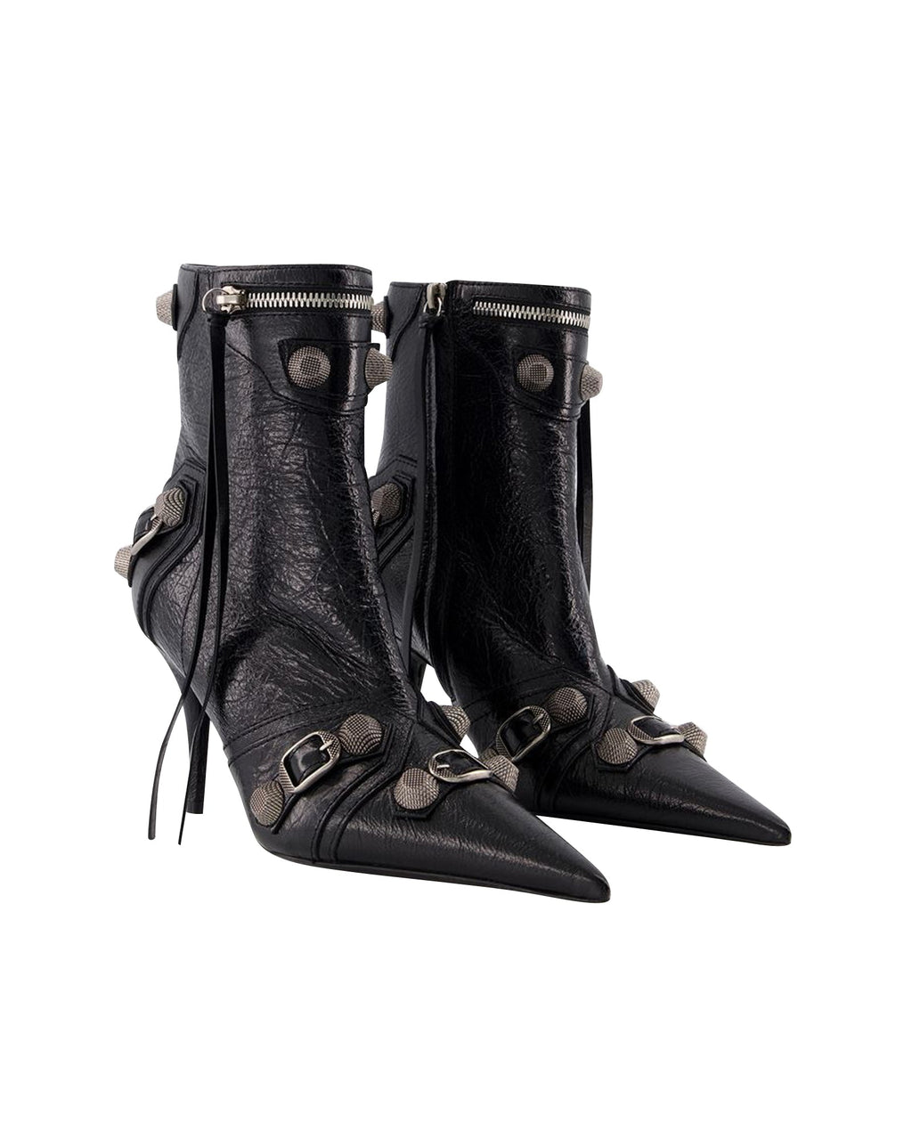 Cagole H90 Ankle Boots - Balenciaga - Leather - Black