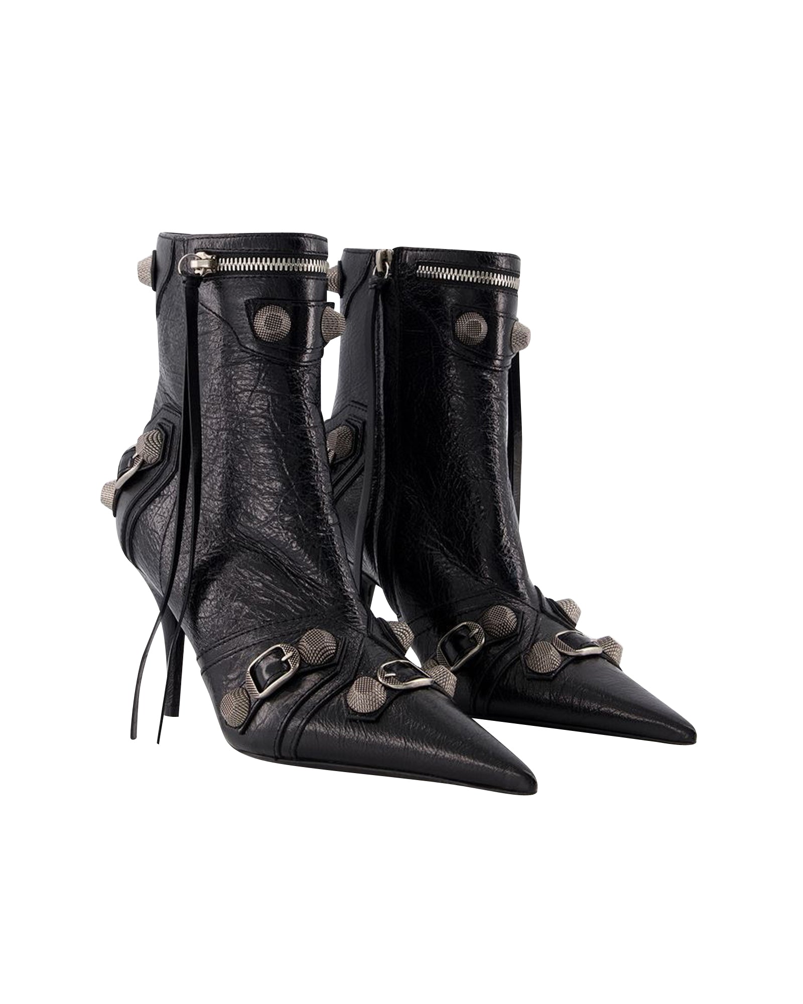 Cagole H90 Ankle Boots - Balenciaga - Leather - Black