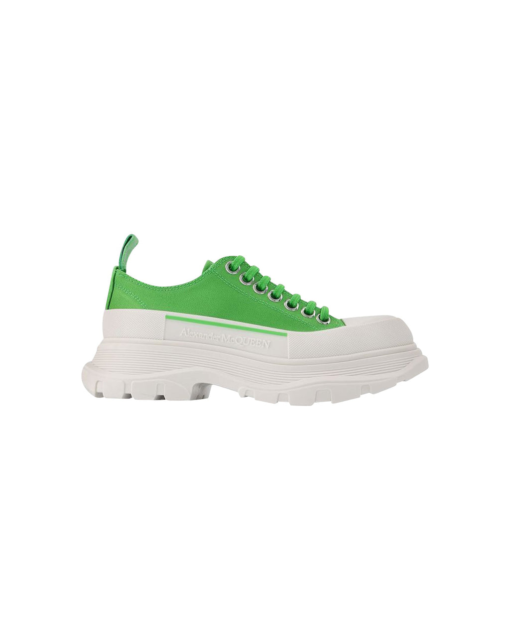 Tread Slick Sneakers - Alexander Mcqueen - Green/White - Leather