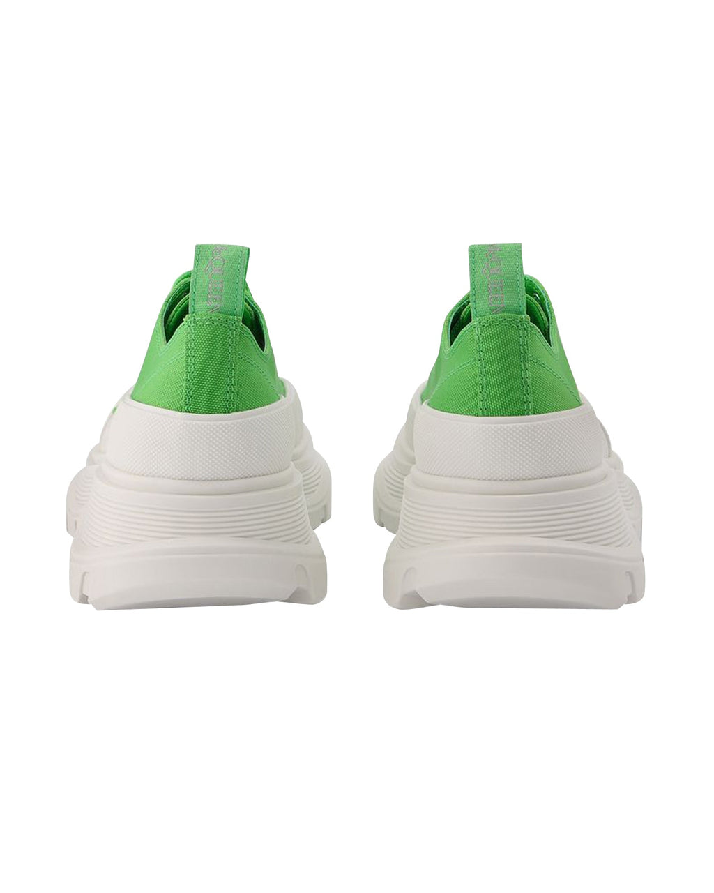 Tread Slick Sneakers - Alexander Mcqueen - Green/White - Leather