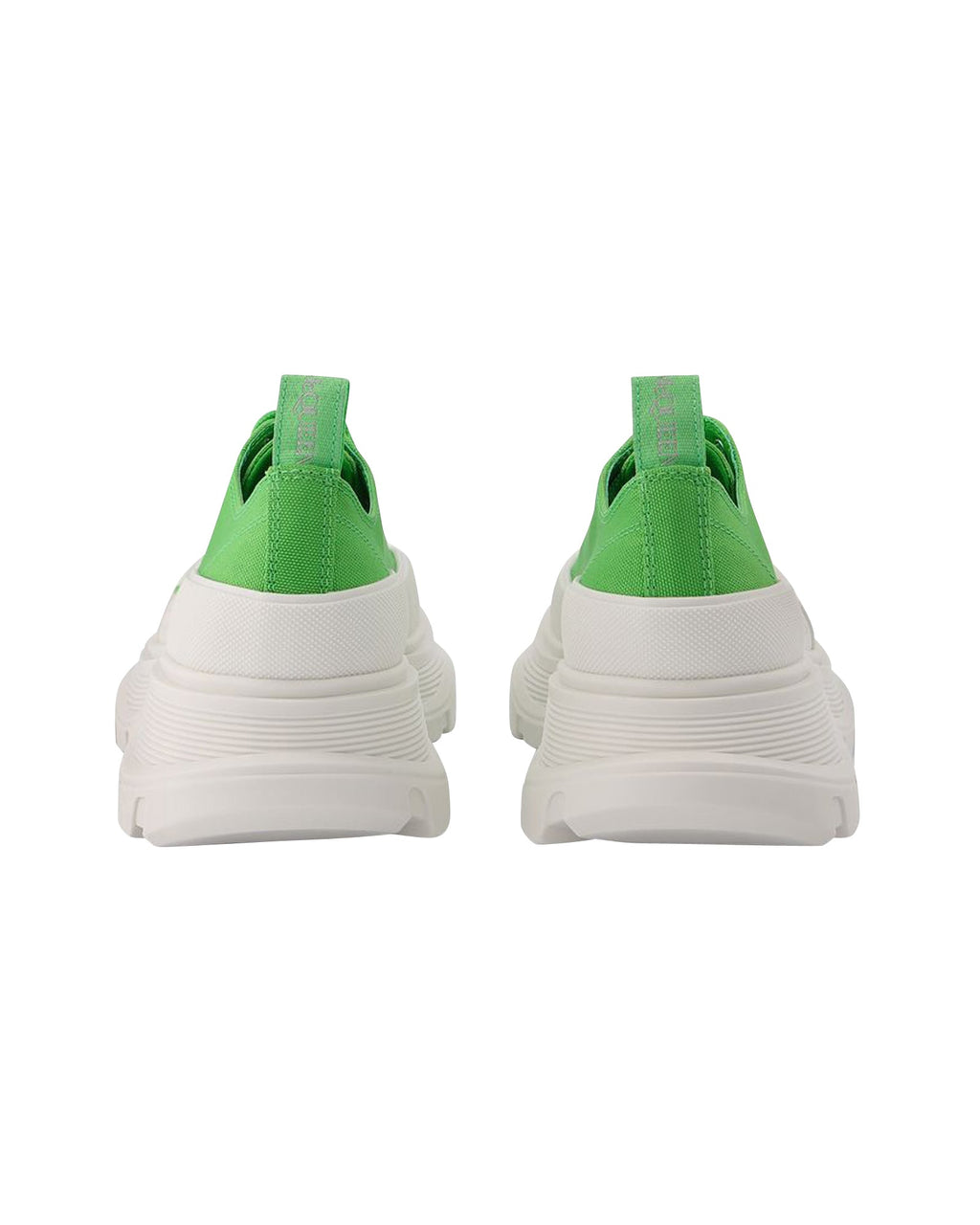 Tread Slick Sneakers - Alexander Mcqueen - Green/White - Leather