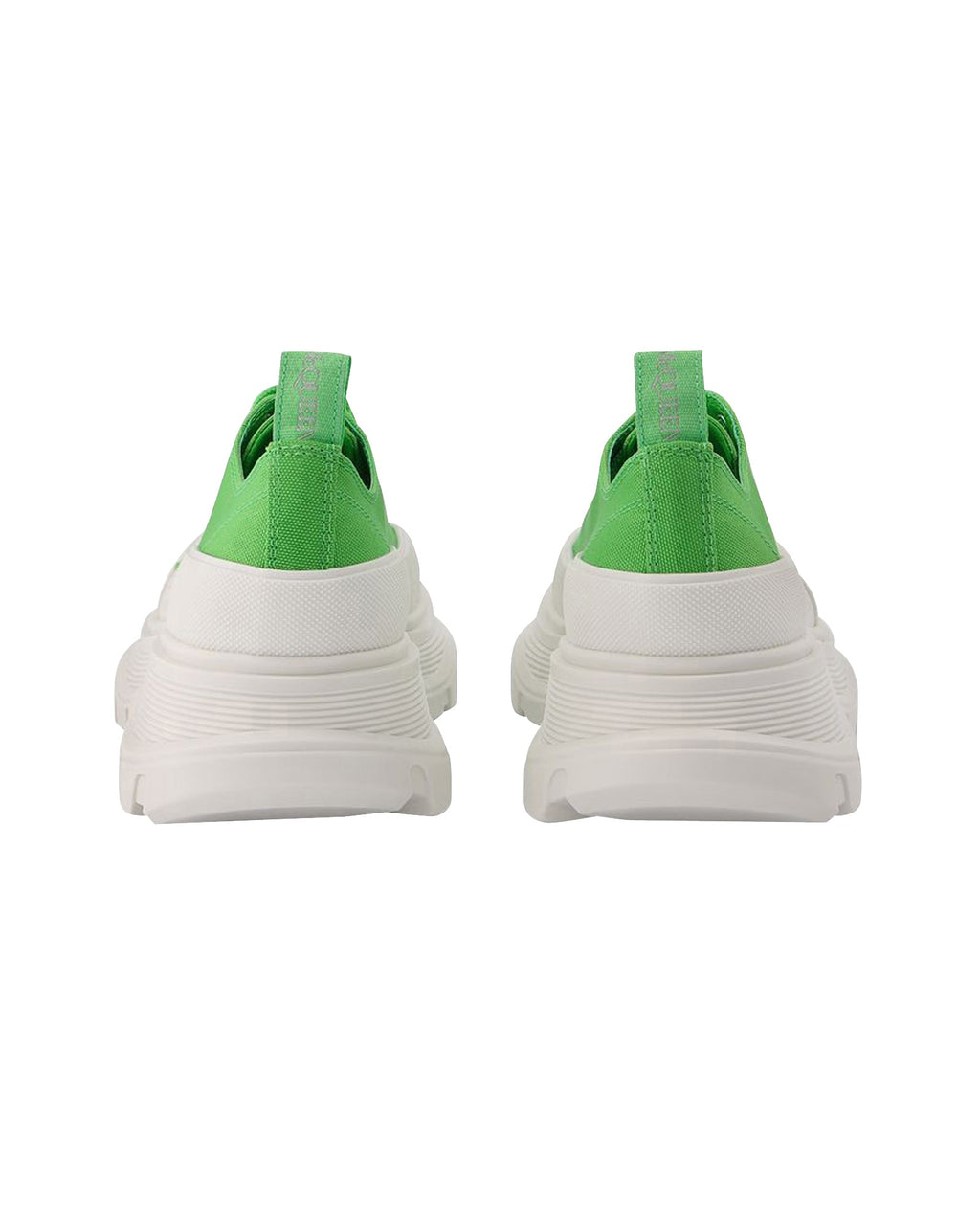 Tread Slick Sneakers - Alexander Mcqueen - Green/White - Leather