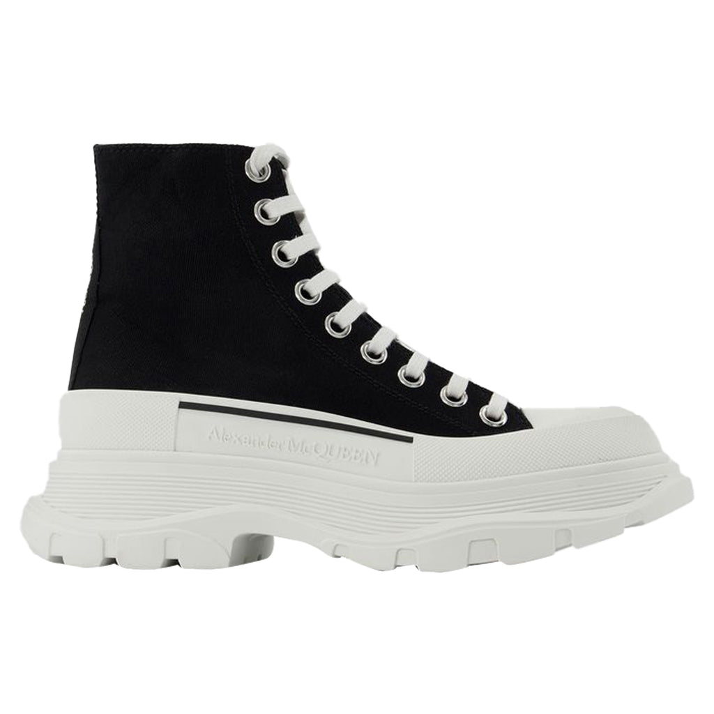 Tread Sneakers - Alexander Mcqueen - Black/White - Leather