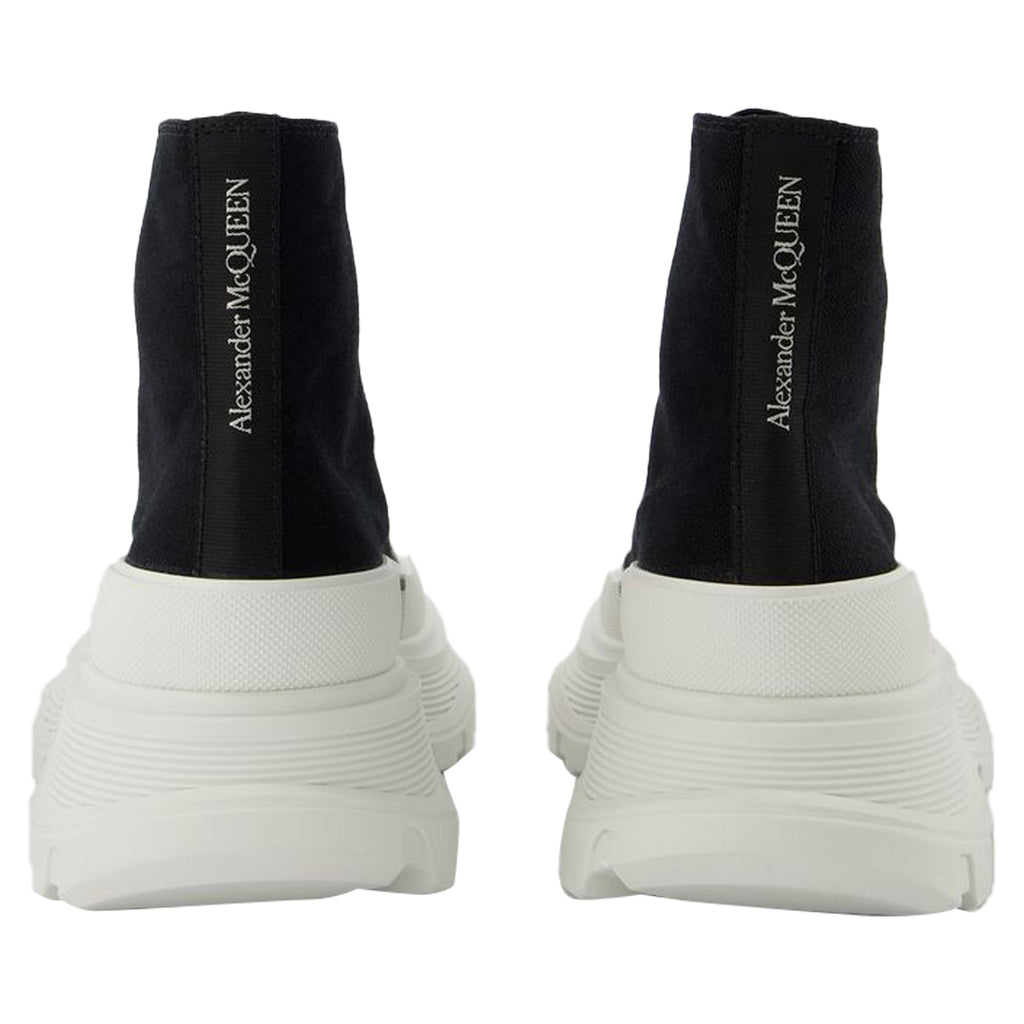 Tread Sneakers - Alexander Mcqueen - Black/White - Leather