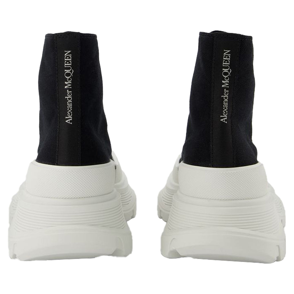 Tread Sneakers - Alexander Mcqueen - Black/White - Leather