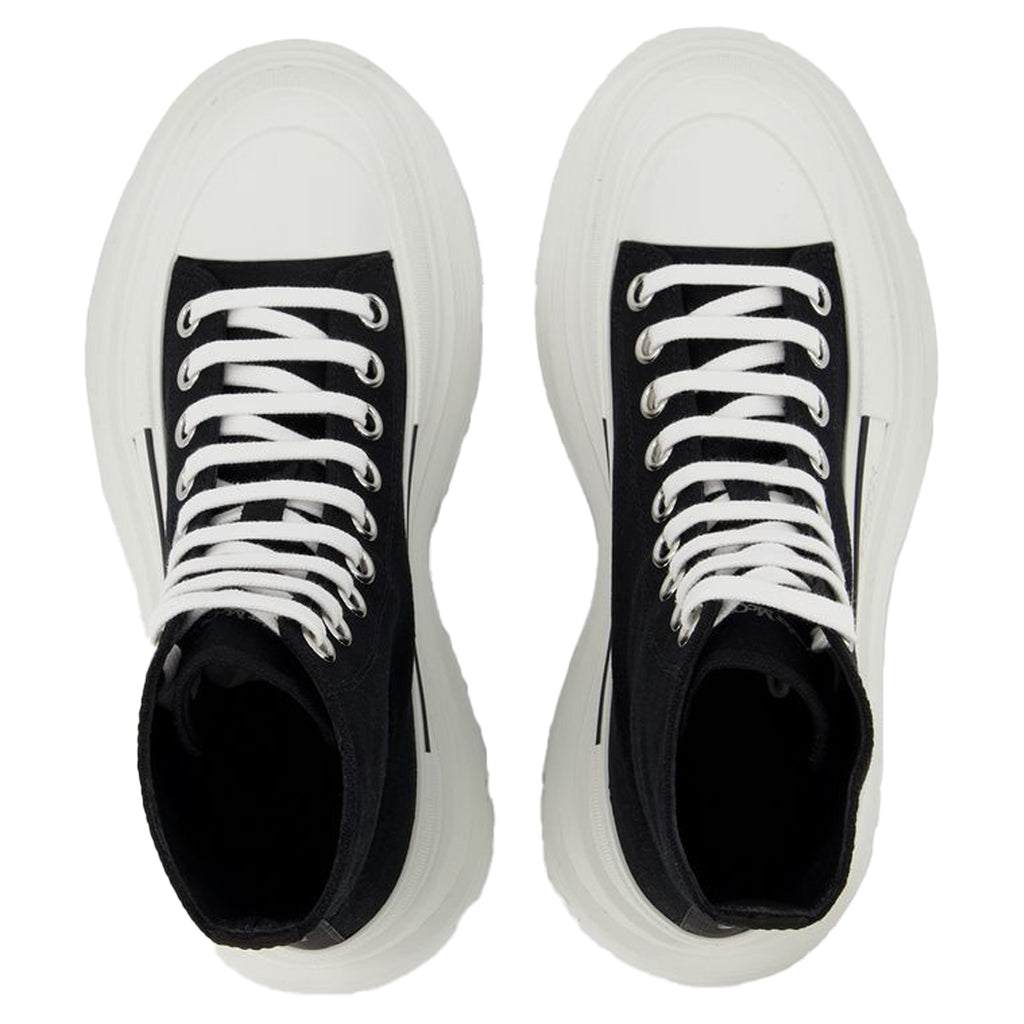 Tread Sneakers - Alexander Mcqueen - Black/White - Leather