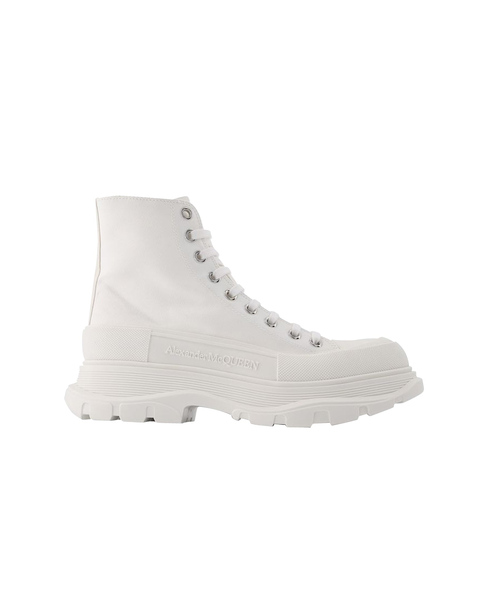 Tread Slick Sneakers - Alexander Mcqueen - White - Leather