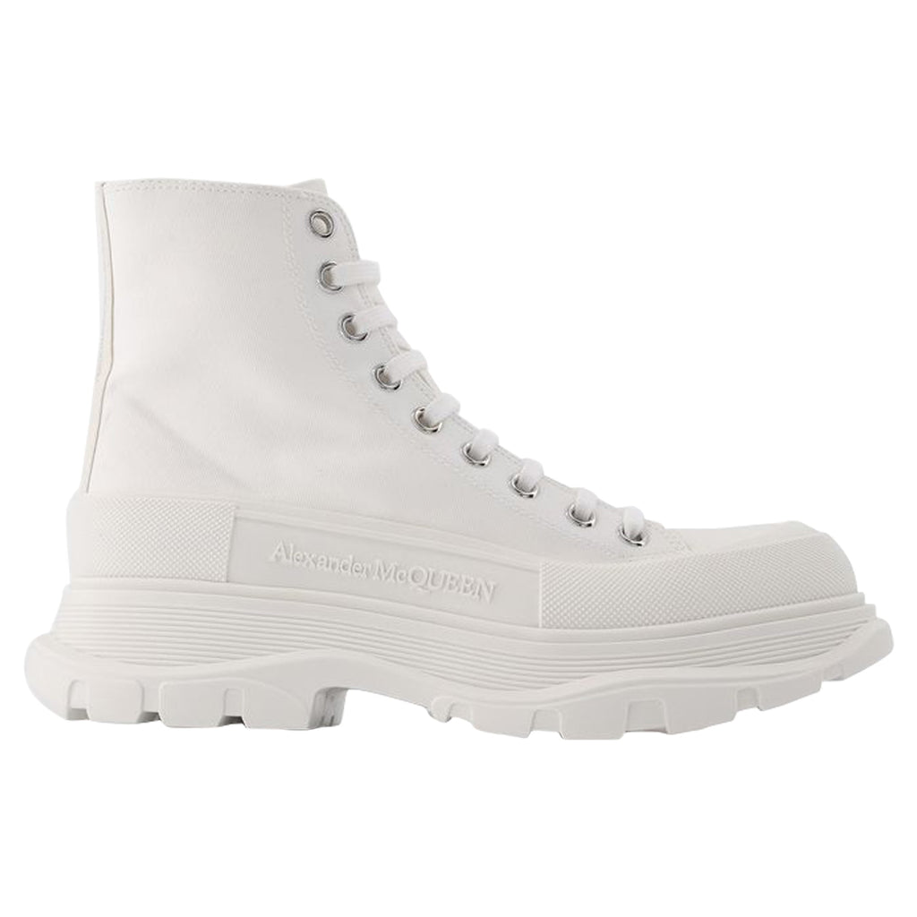 Women's Tread Slick Sneakers - Alexander Mcqueen - White - Leather